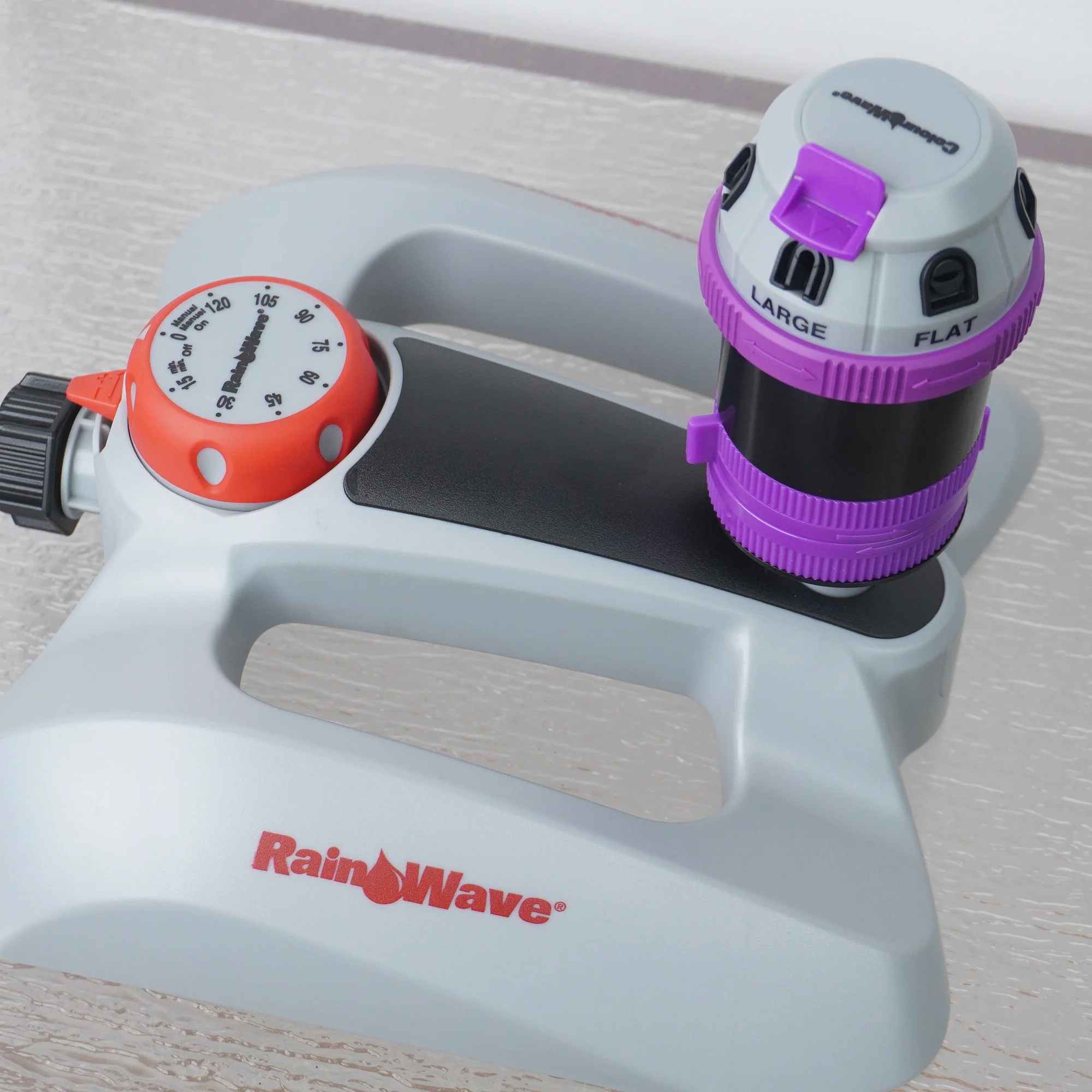 10-Inch Rainwave 6 Pattern Rotary Sprinkler with Timer on Base - Image 3