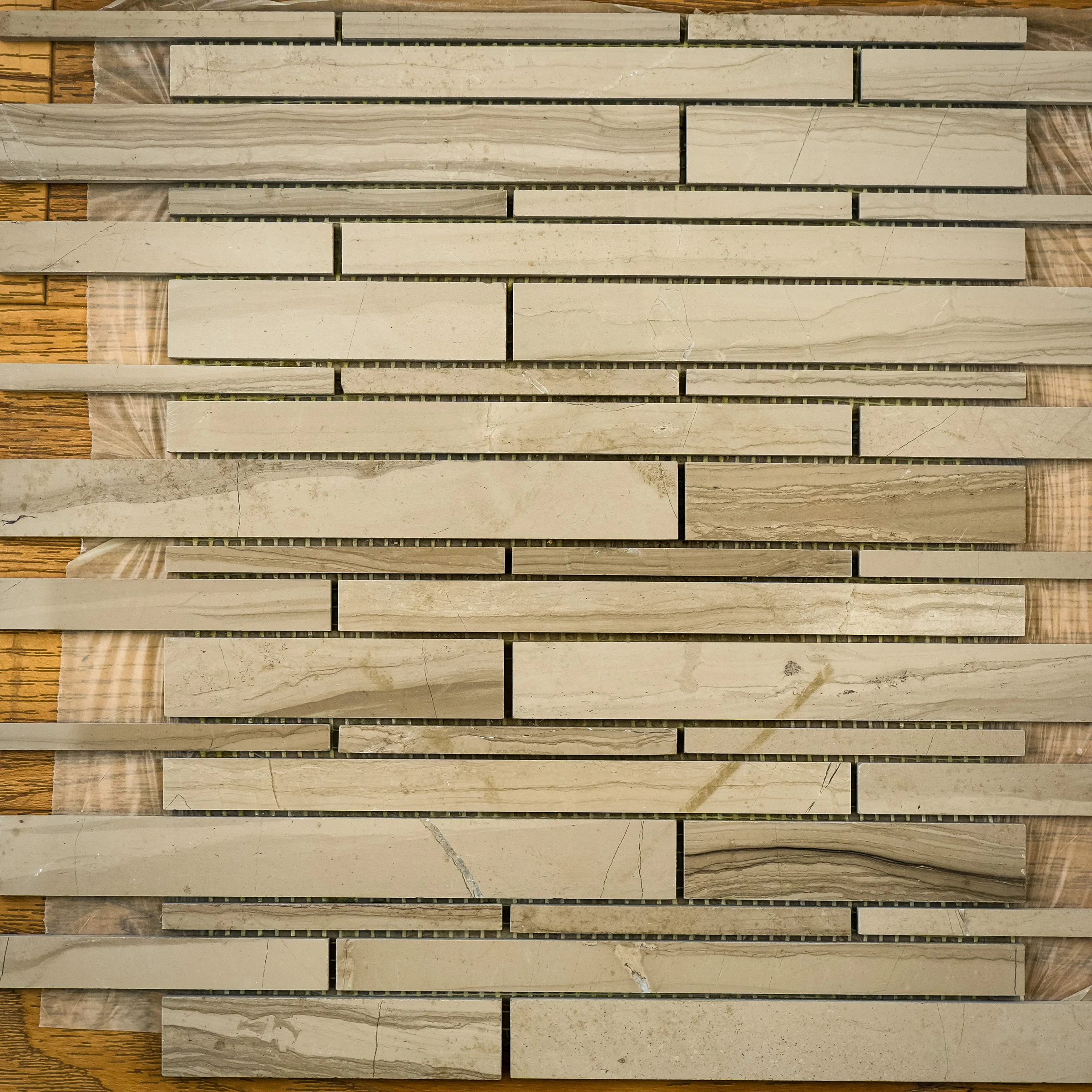 12" x 12" Athens Grey Marble Mosaic Tile - 6 sq. ft. (6 per box) - Image 6