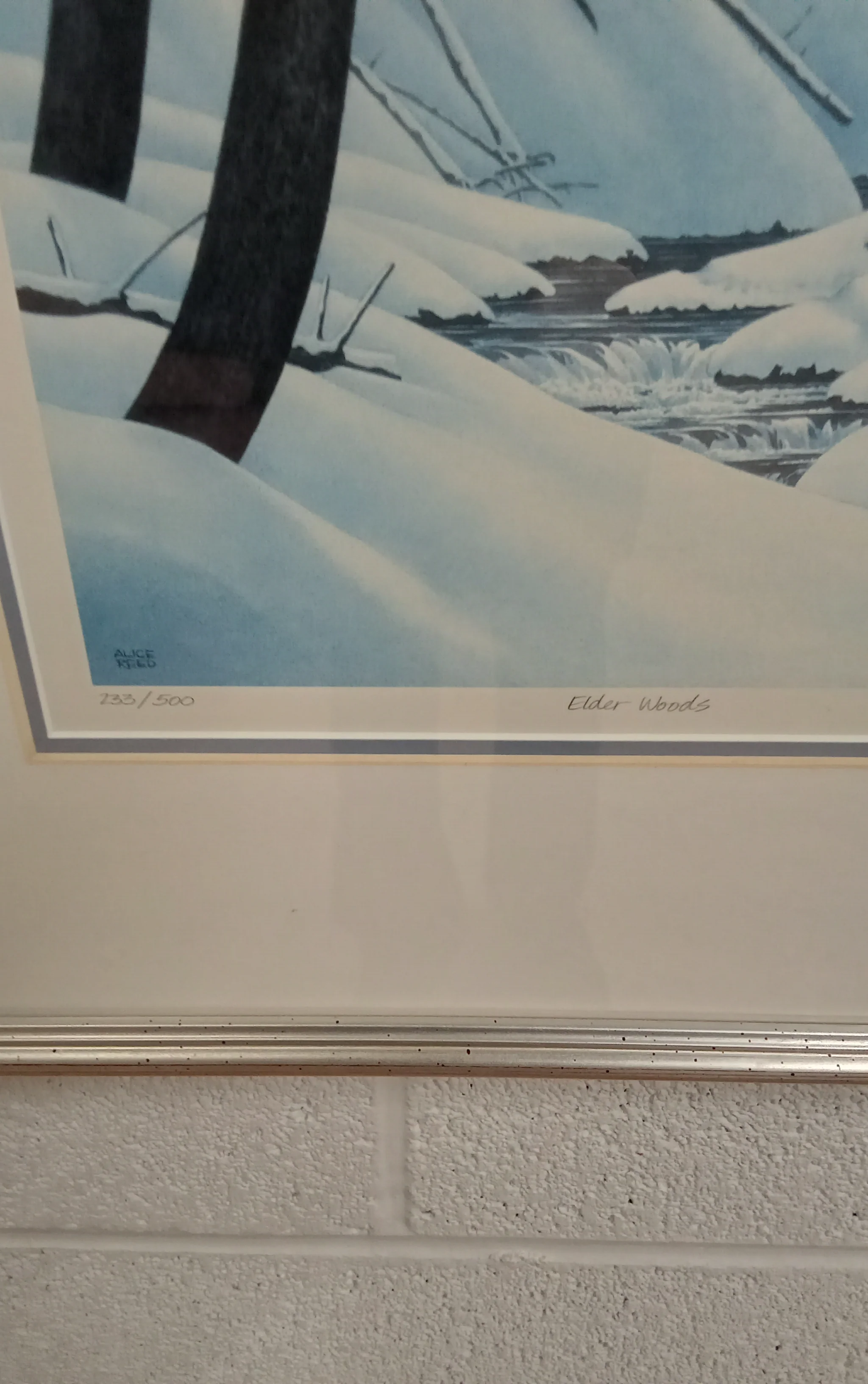 18"W "Elder Woods" Limited Edition Print - Framed - Image 2
