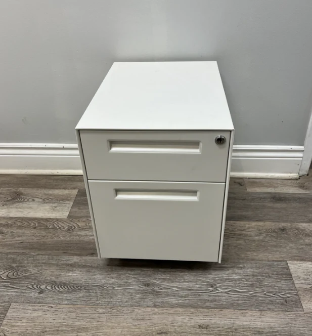 2 Drawer Mobile Filing Cabinet