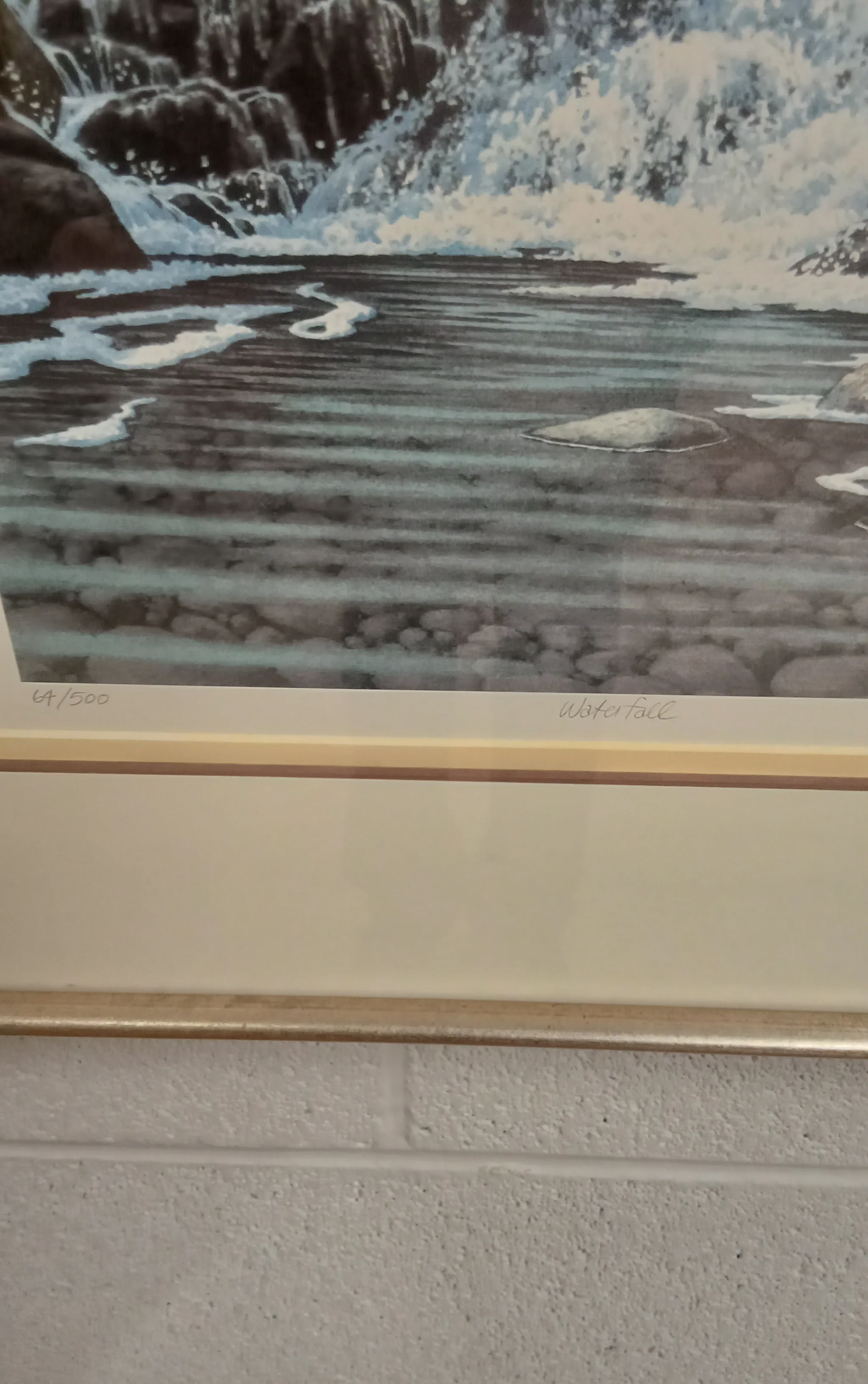 20"W "Water Fall" Limited Edition Print - Framed - Image 2
