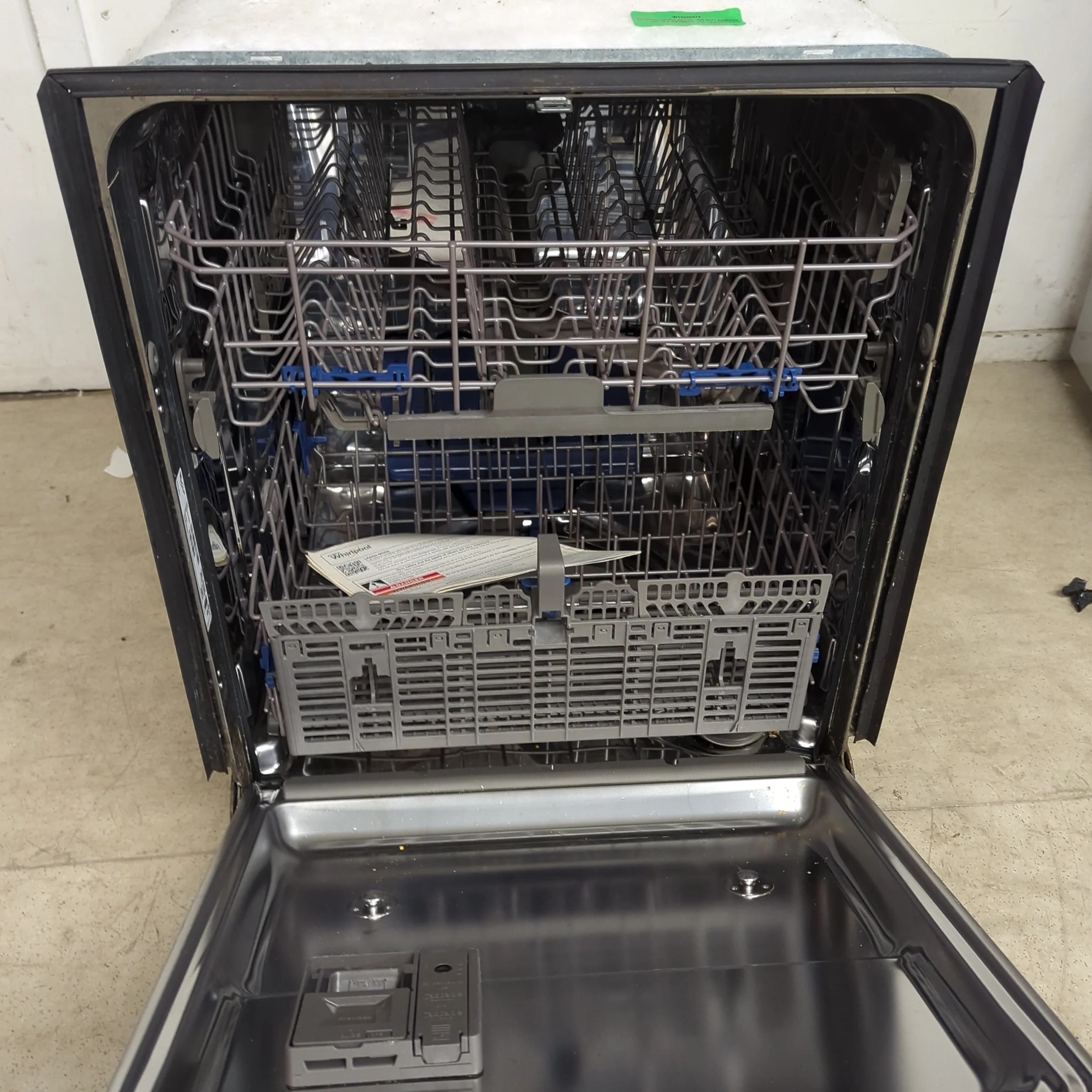 23.5"W Black Whirlpool Dishwasher - Image 2