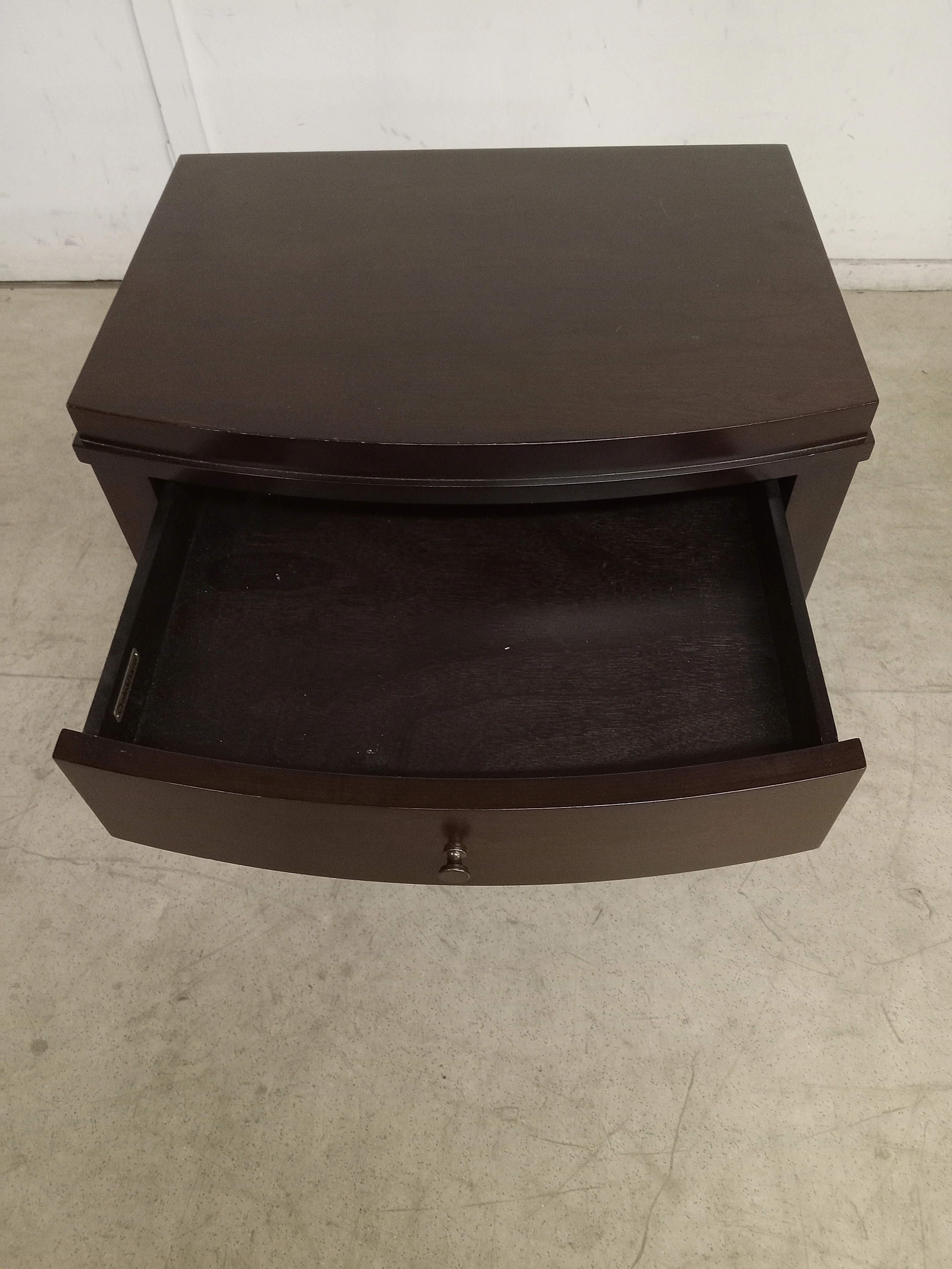 24"W Crate & Barrel 3 Drawer Nightstand - Image 2