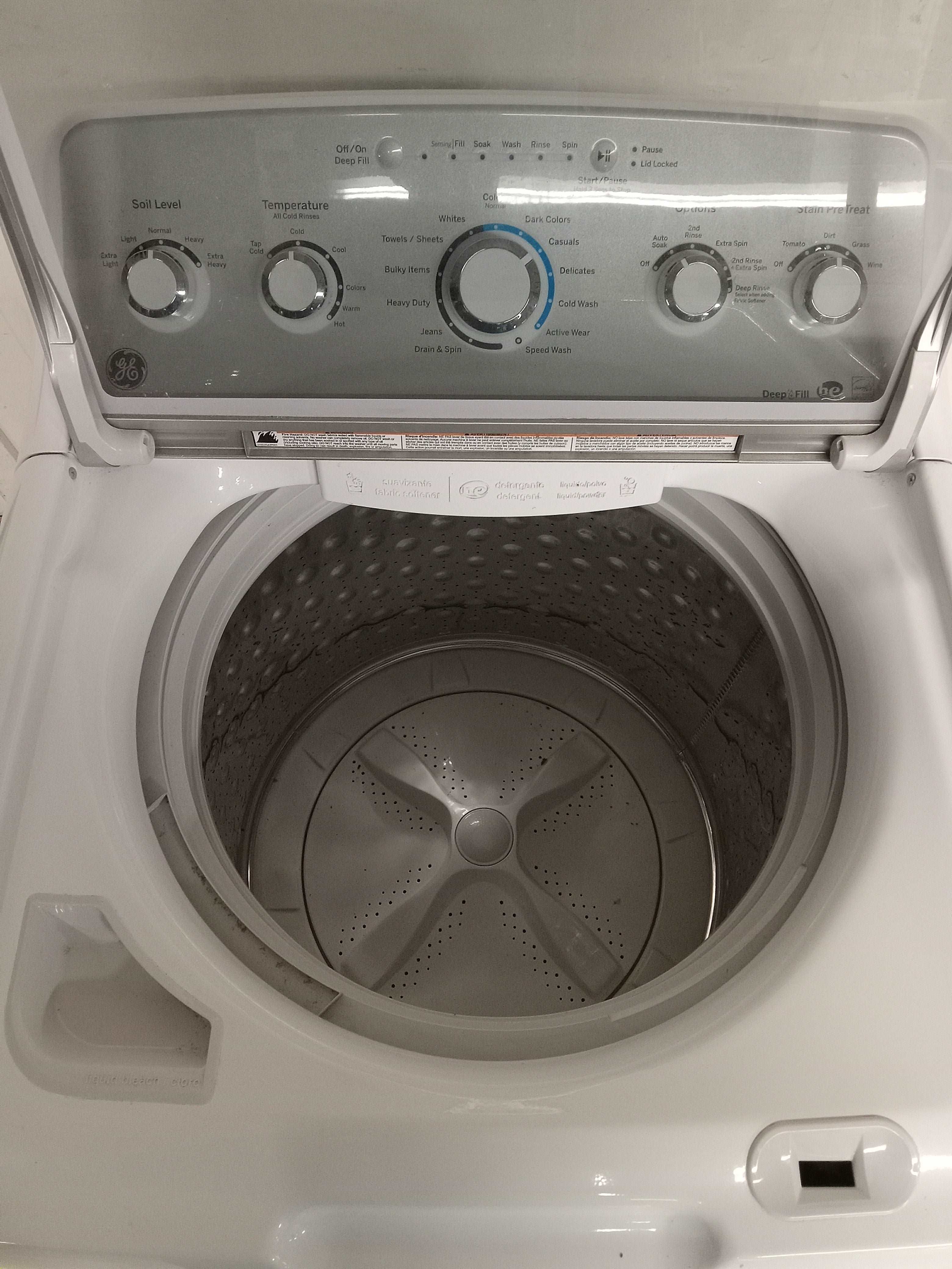 27"W GE High Efficiency Top Load Washer - Image 4