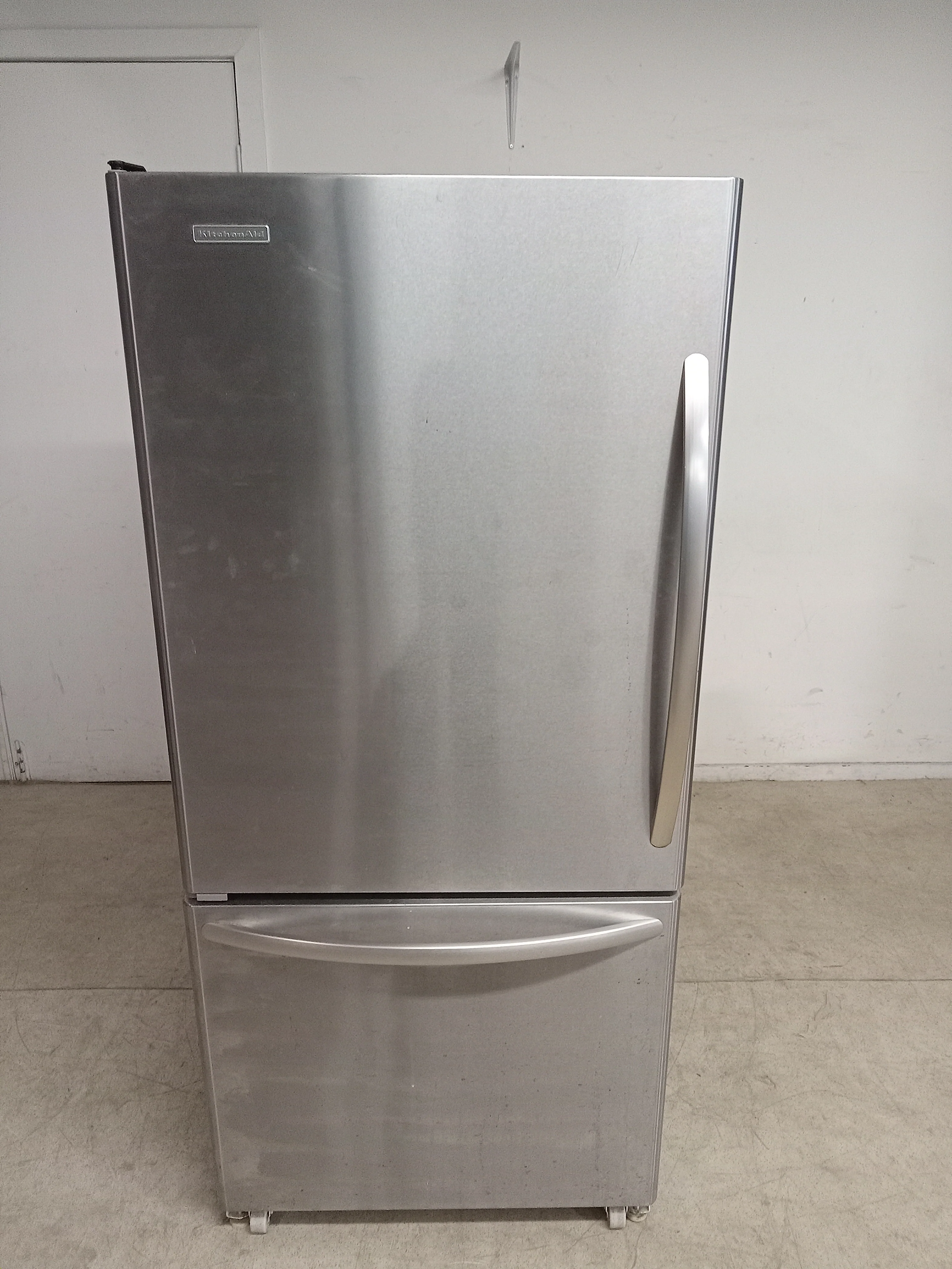 29.5"W Stainless Steel Kitchen Aid Refrigerator