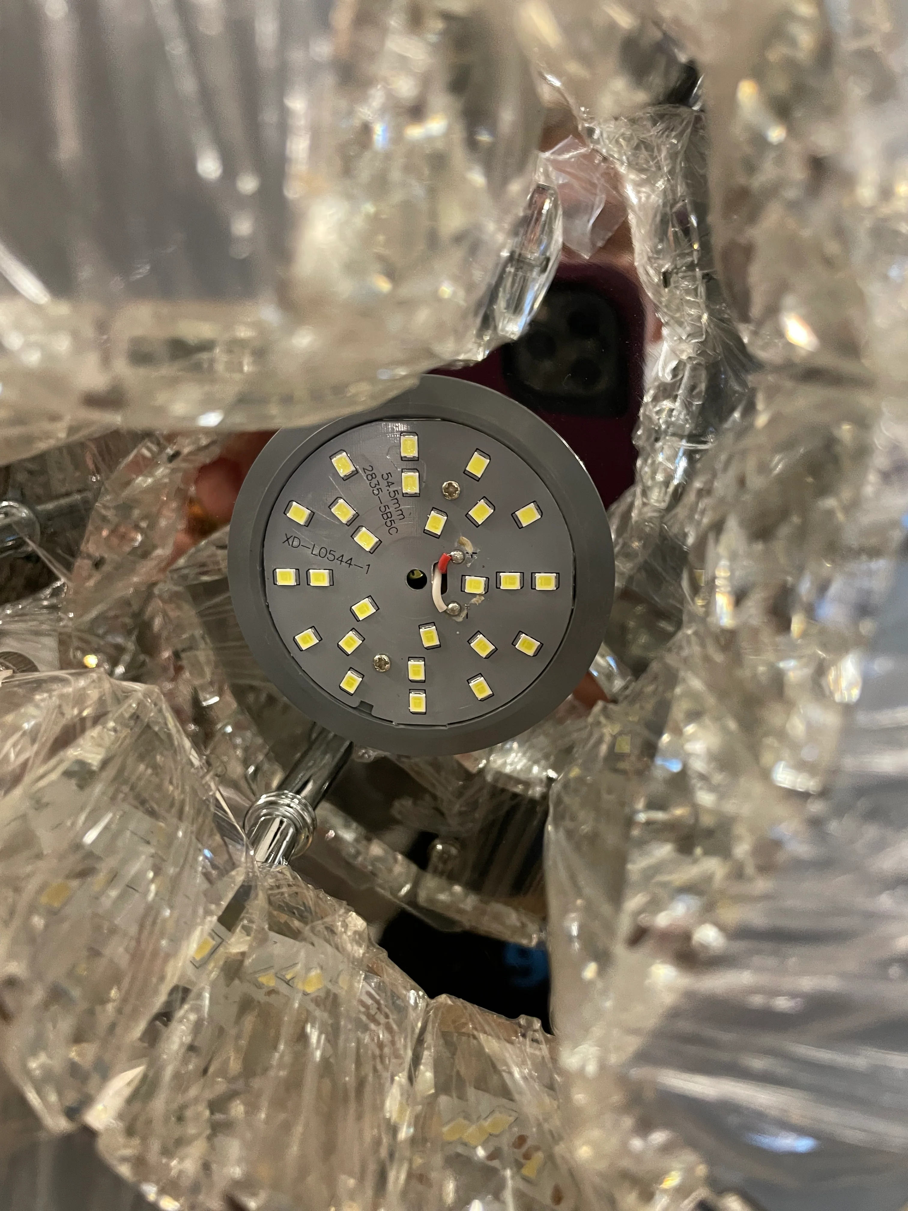 3 Cs Crystal Flushmount - Image 2