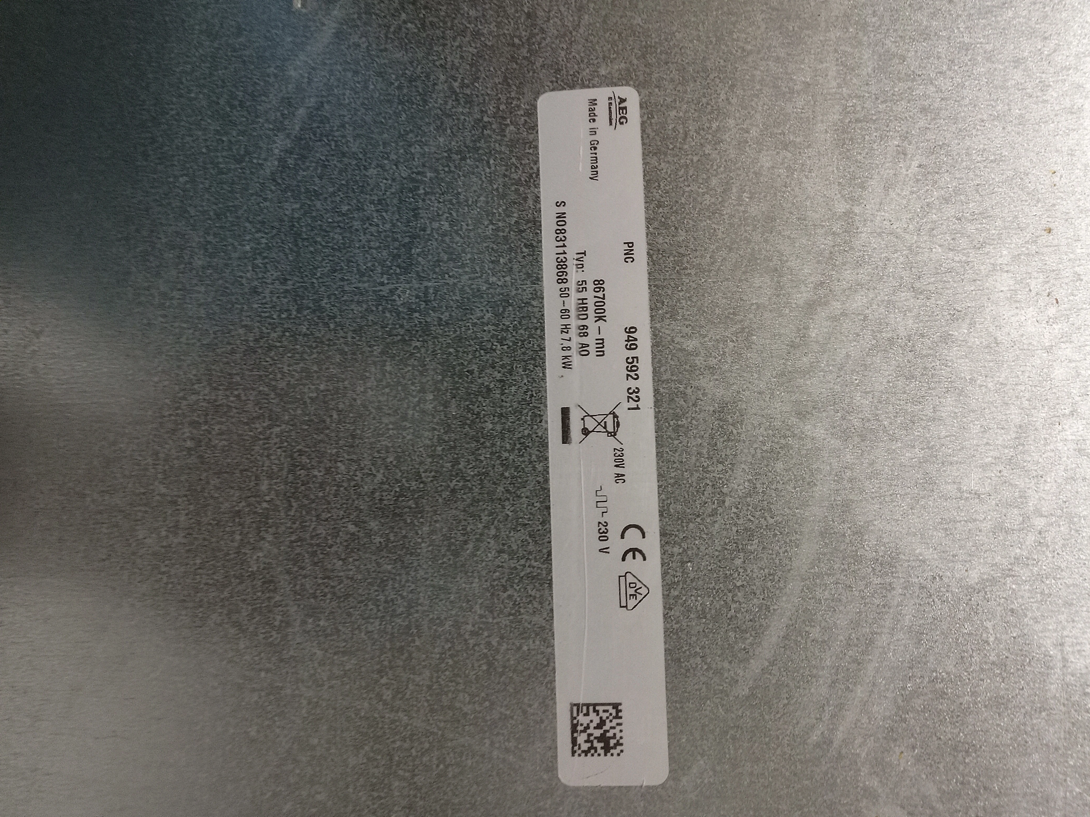 30" AEG Ceramic Electric Cooktop - Image 2
