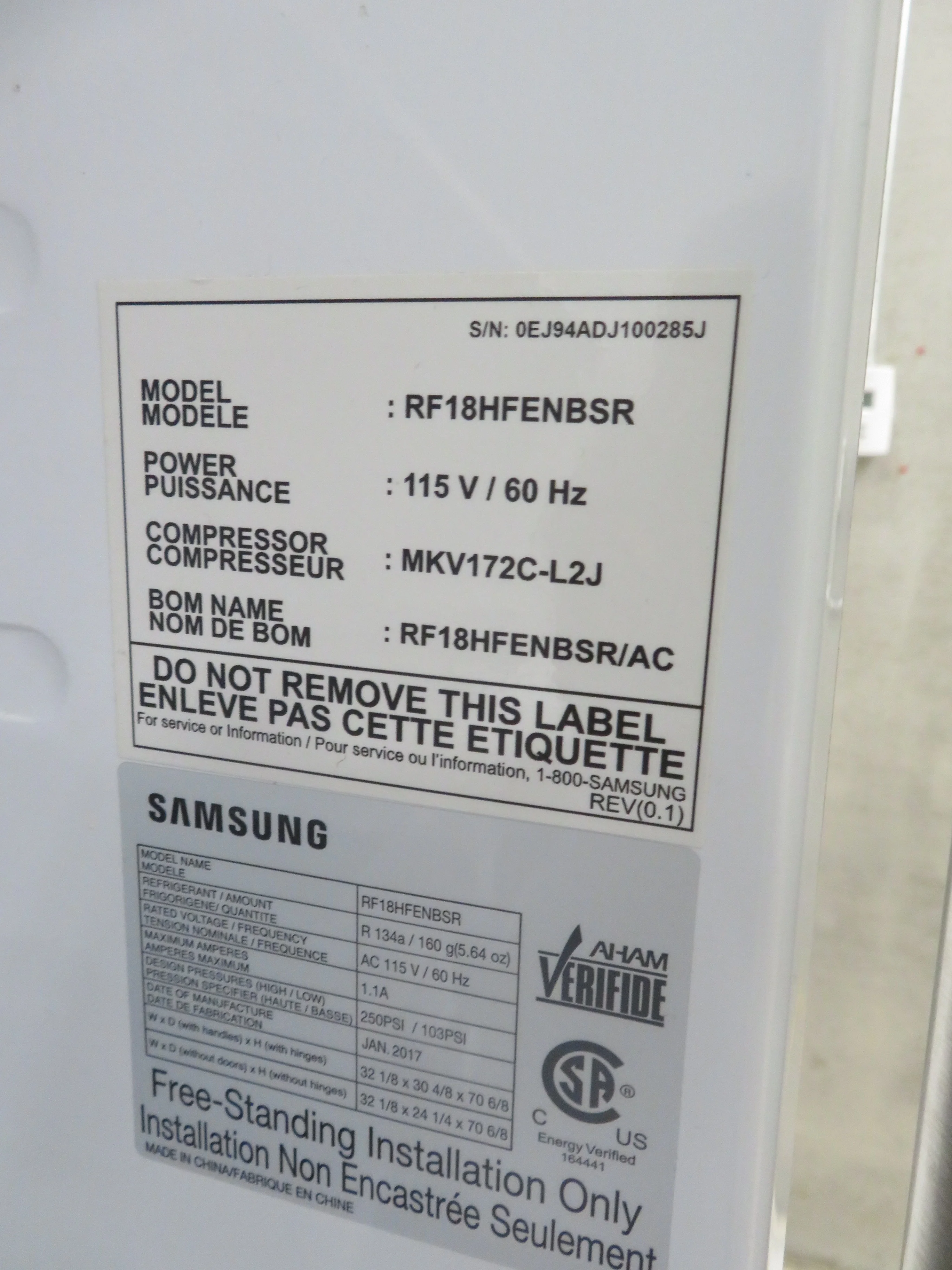 32" French Door Fridge Freezer in Stainless Steel - Image 3