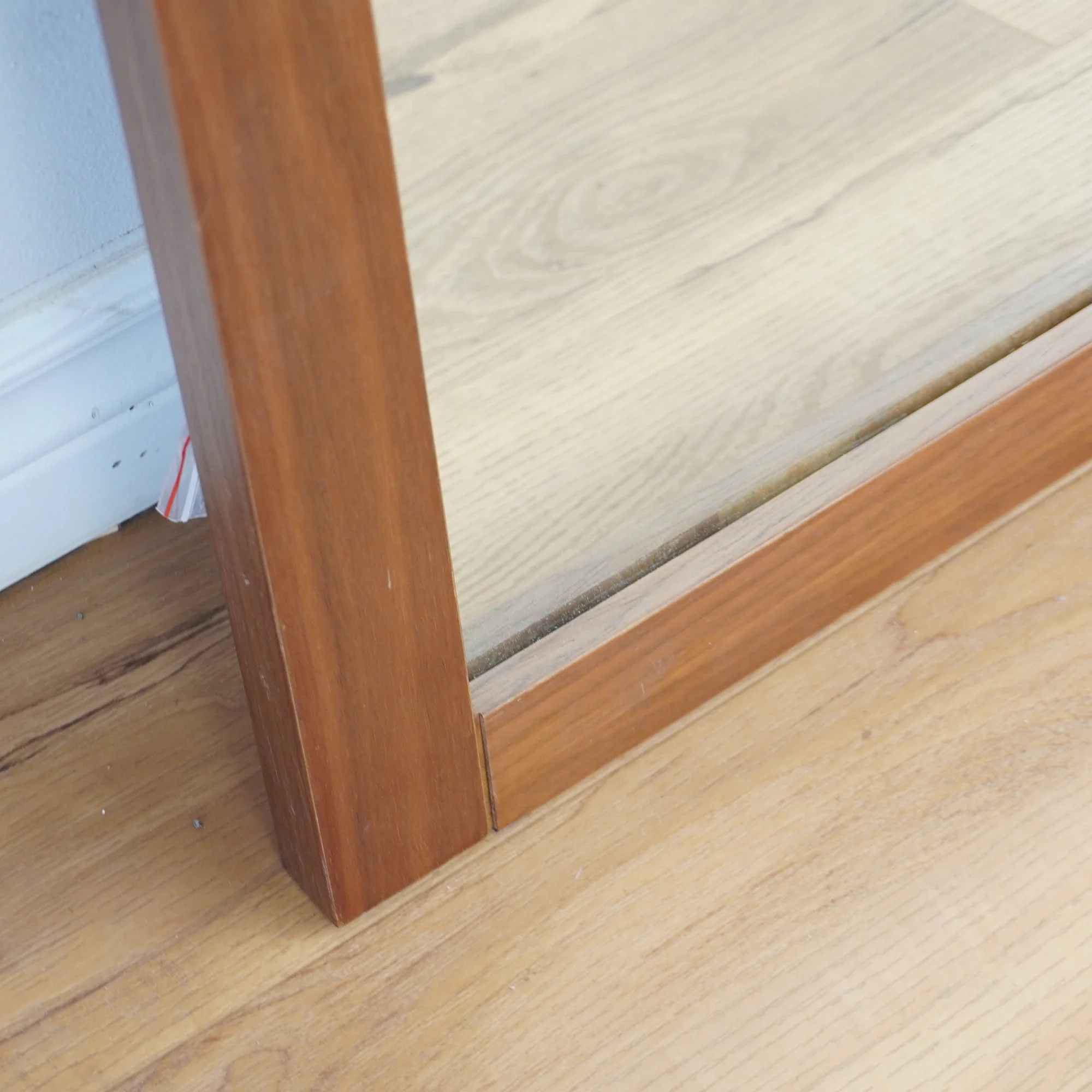 32-inch H Wooden Frame Wall-Hung Mirror - Image 2