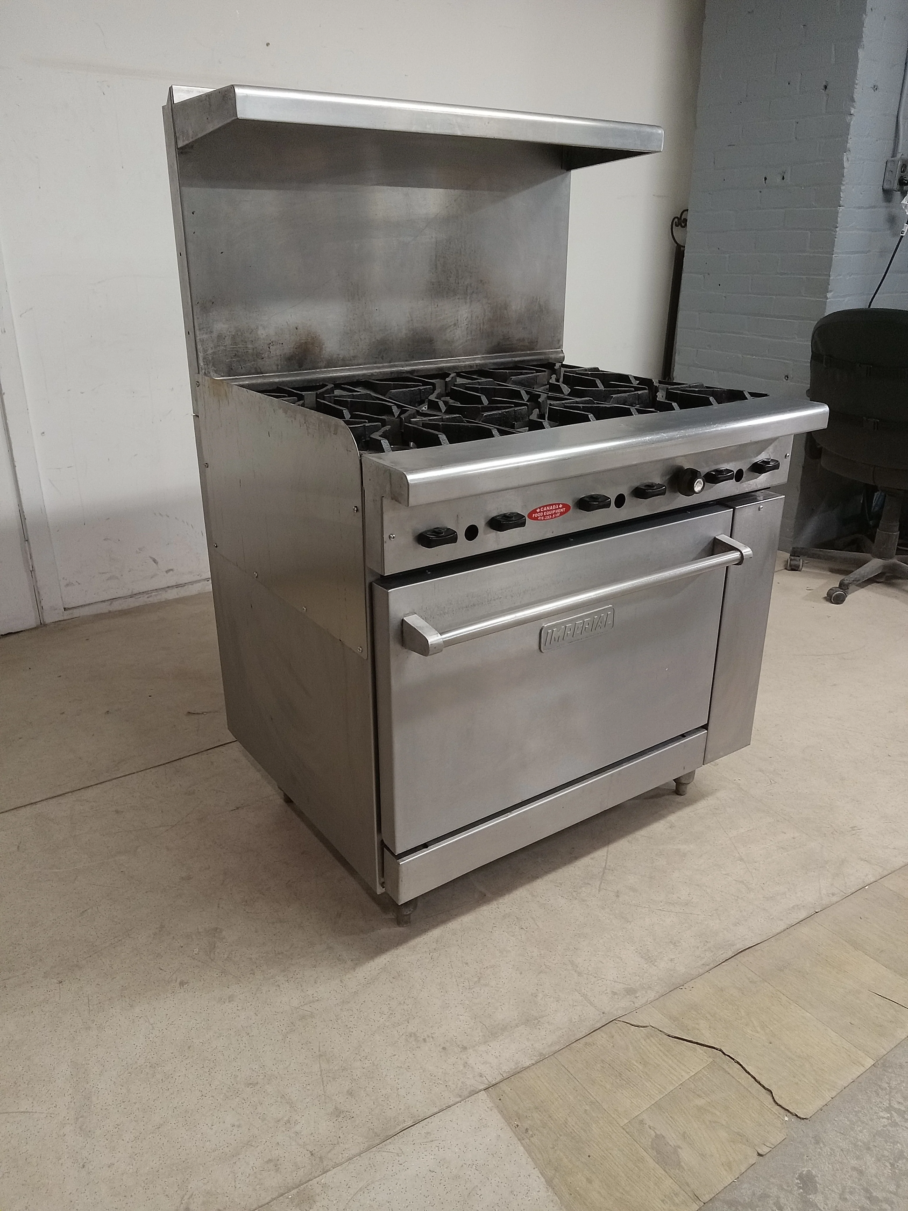 36"W Commercial Gas Cooking Stove - Image 4