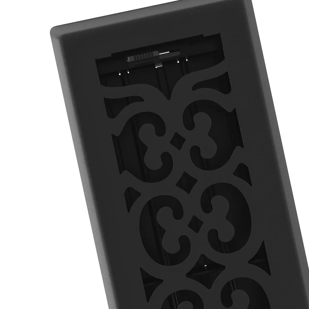 3x10-inch Floor Register in Black Finish - Image 3