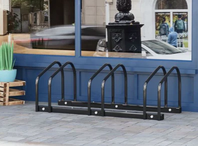 3-Bike Bicycle Floor Parking Rack Cycling Storage Stand - Image 4