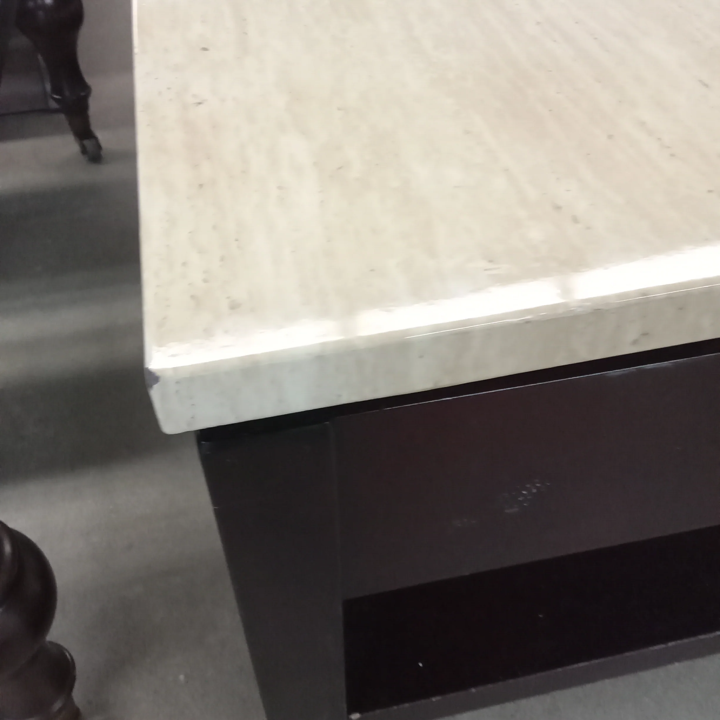 48"W Coffee Table with Marble Top - Image 3