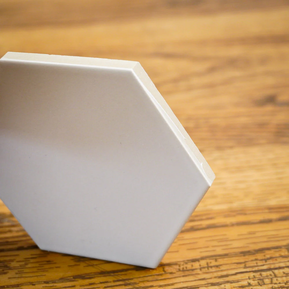 4x4.5-Inch Matte Light Grey Hex Porcelain Tile – 50 pcs box covers 6.25 sq ft - Image 7