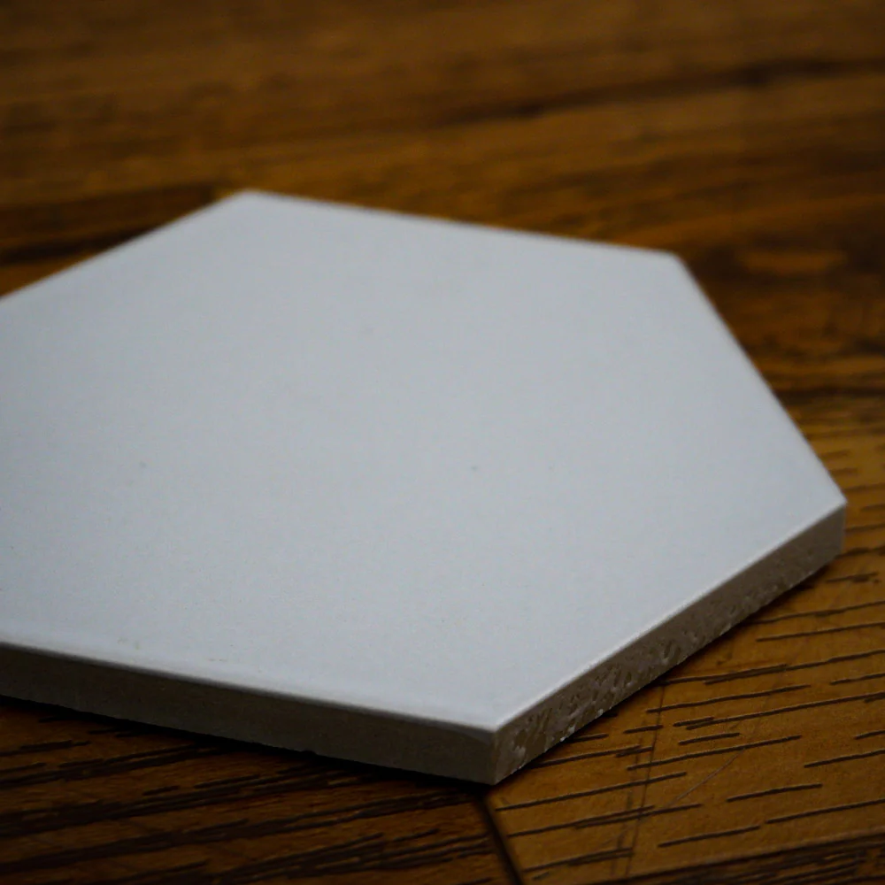 4x4.5-Inch Matte Light Grey Hex Porcelain Tile – 50 pcs box covers 6.25 sq ft - Image 9