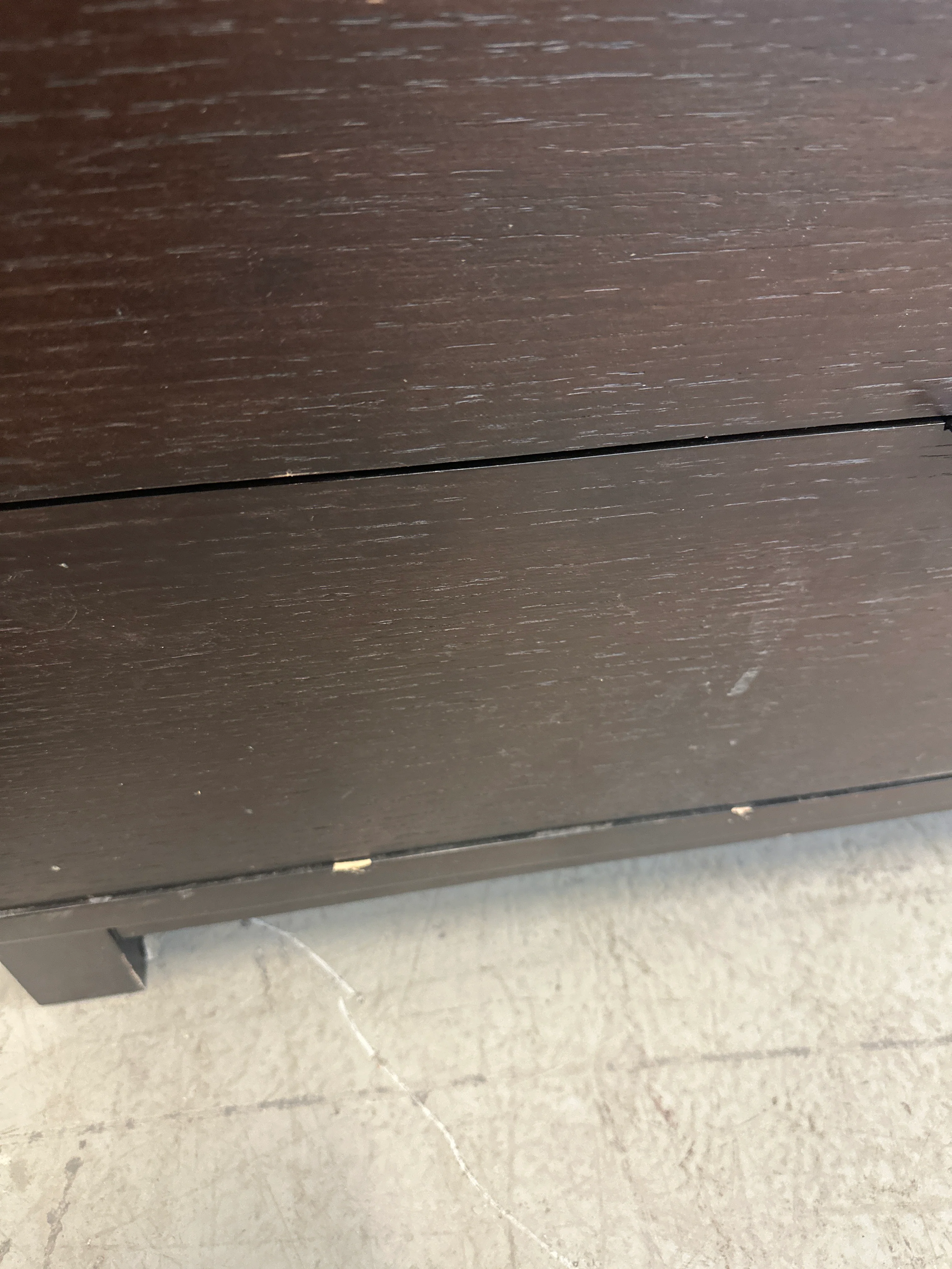 6-Drawer Dark Brown Dresser - Image 3