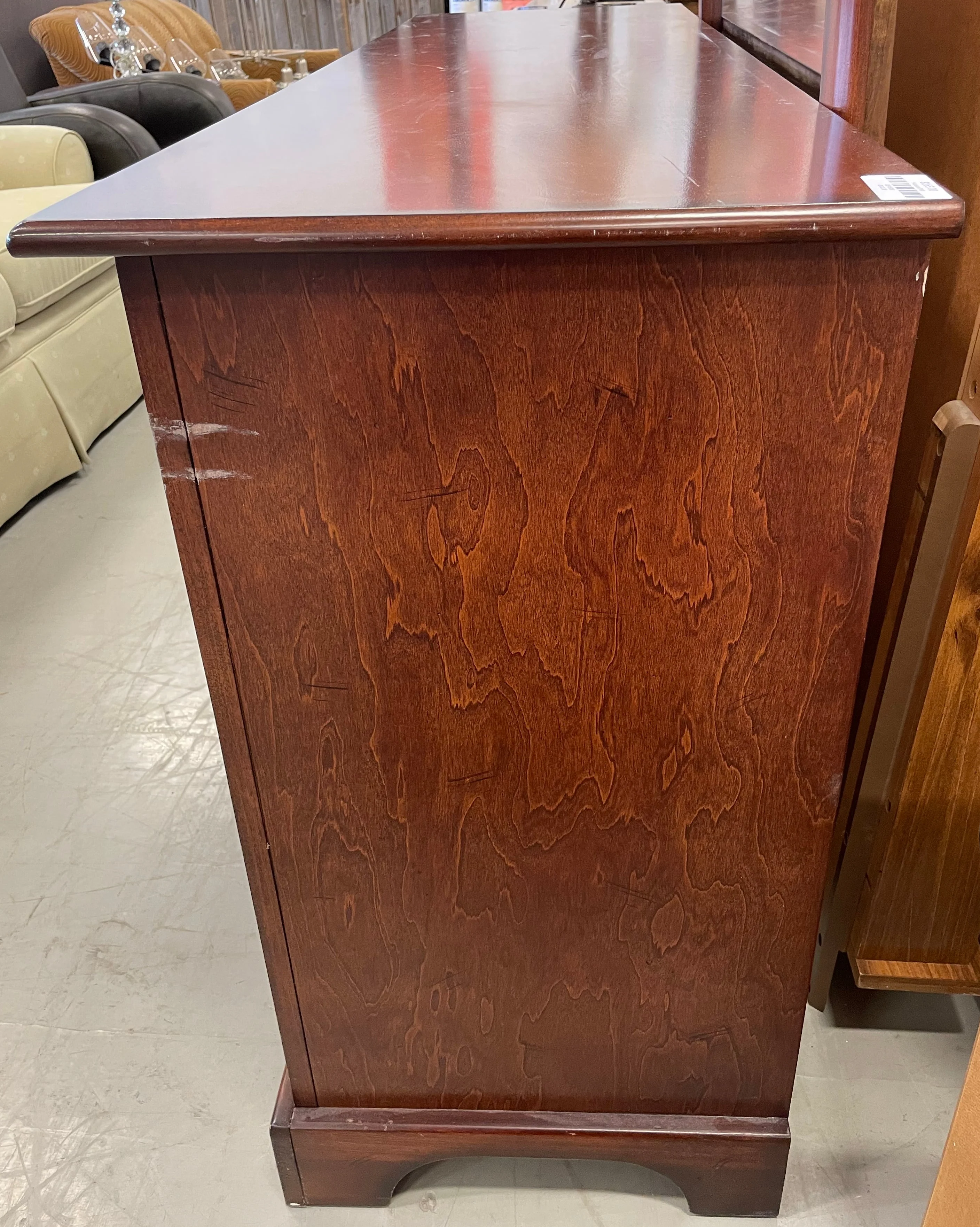 6-drawer Dresser with Attached Mirror (Round Pulls) - Image 4