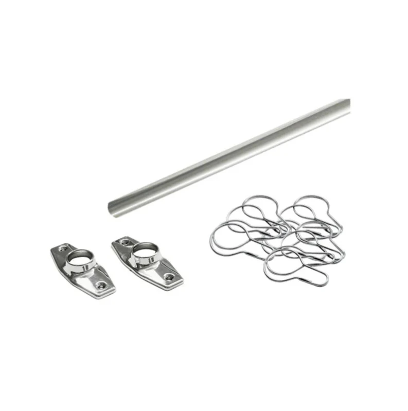 60-inch Shower Rod Kit 02-D9689 in Polished Chrome