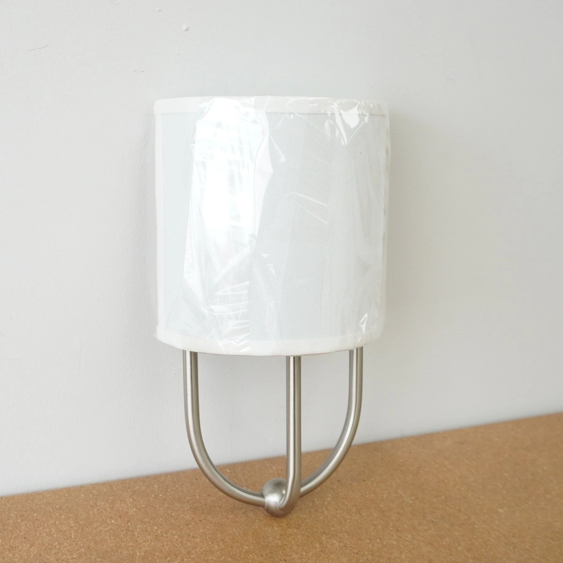 7-inch W Lamp Wall Sconce w/ Fabric Shade