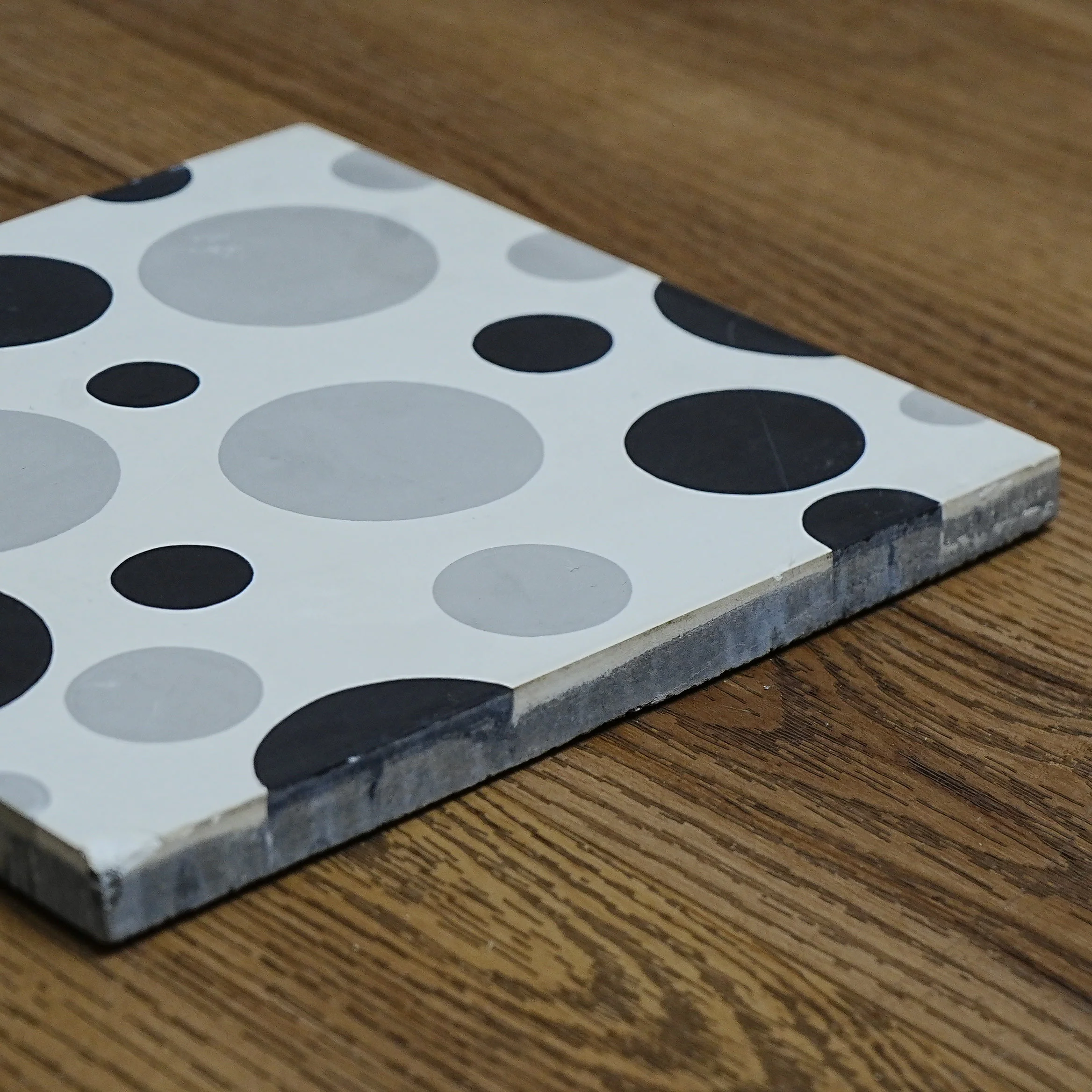 8x8-Inch Bubble Patterned Grey Cement Tile – 13 pcs box covers 5.78 sq ft - Image 2