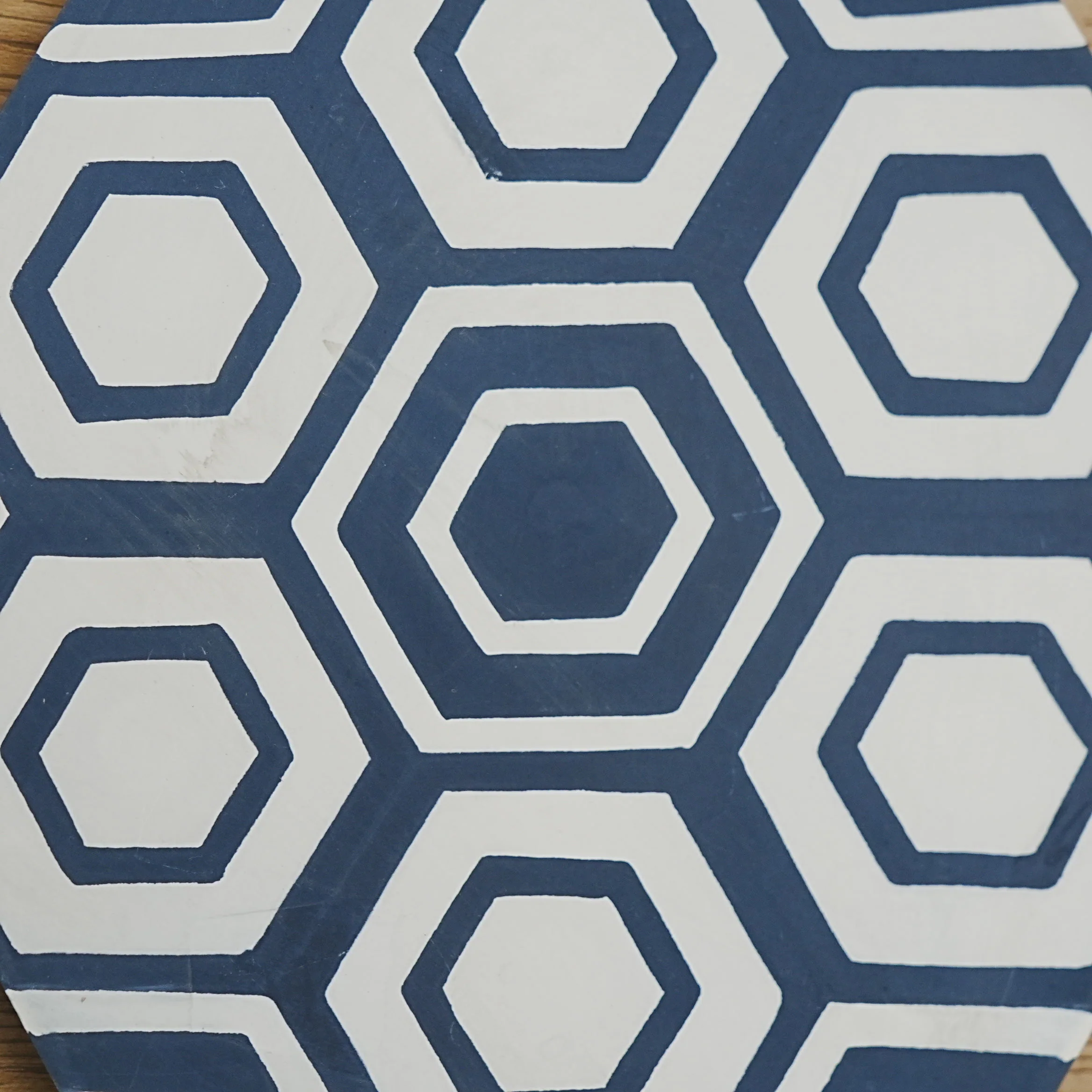 8x8-Inch HEX 11 Cement Tile, Hexagonal Motif – 13 pcs box covers 5.78 sq ft - Image 5