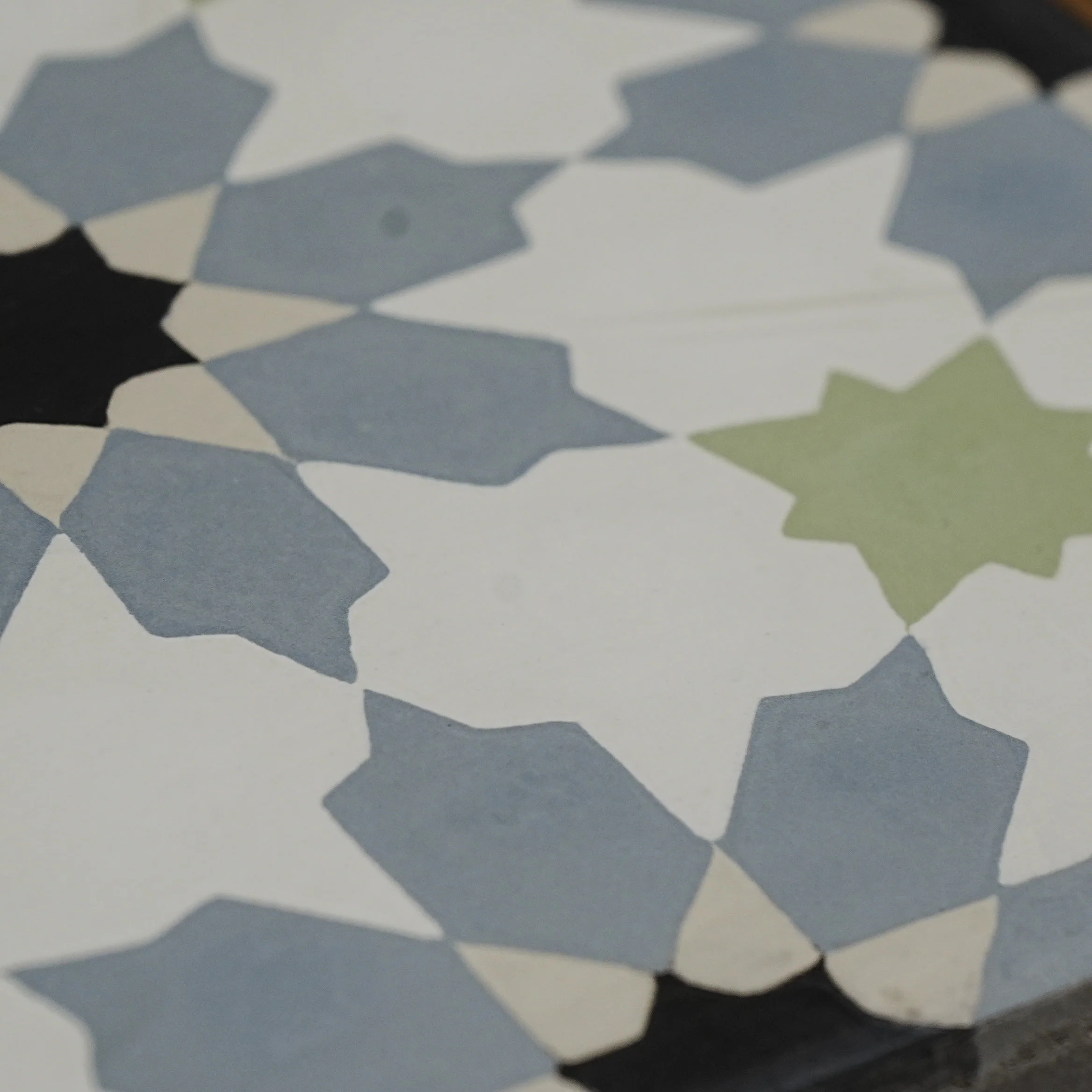 8x8-Inch Moorish Cement Tile, Star Motif – 13 pcs box covers 5.78 sq ft - Image 6