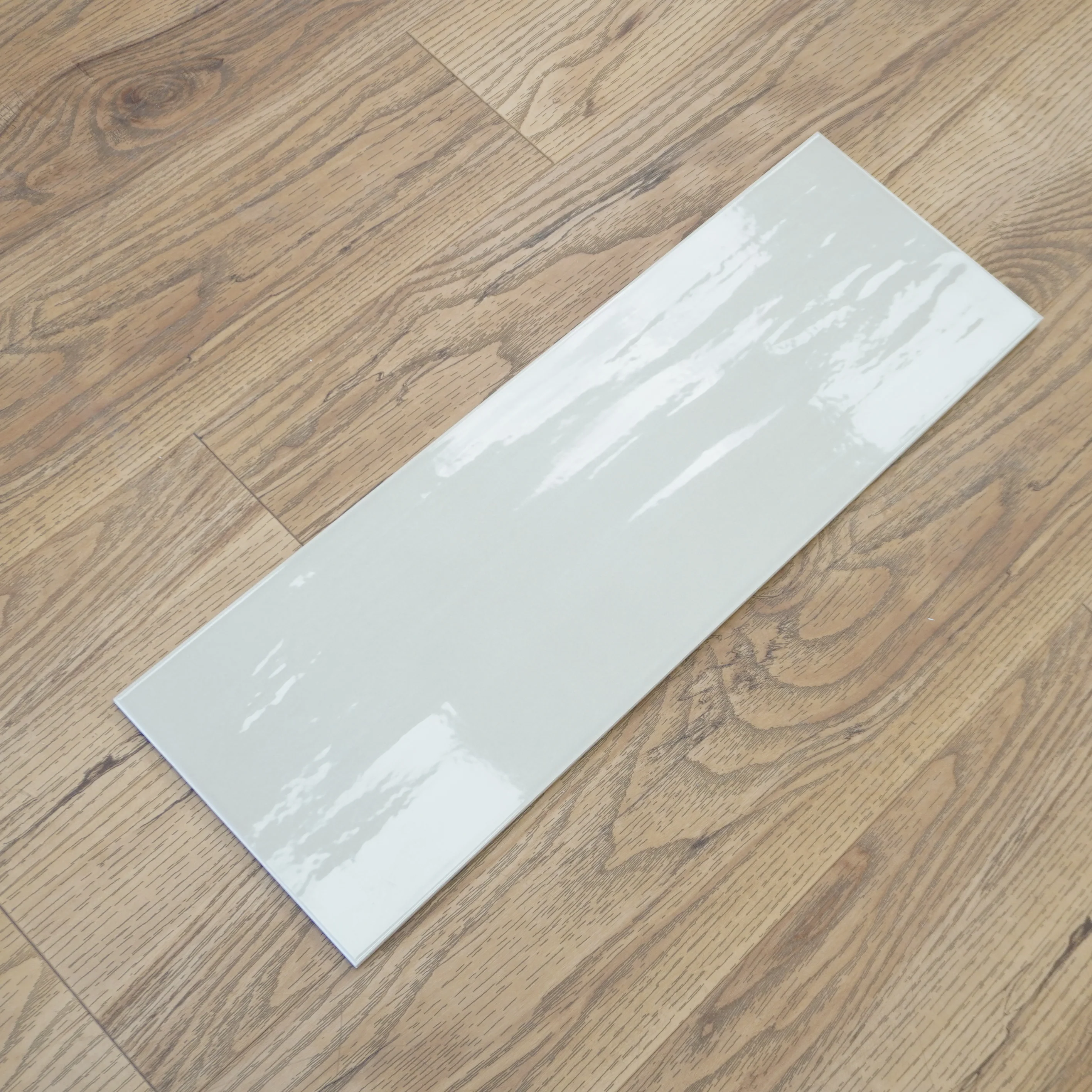 8x24-inch Grisha Backlash Ceramic Tiles in Linen - 12 sq. ft. (9pcs) - Image 2