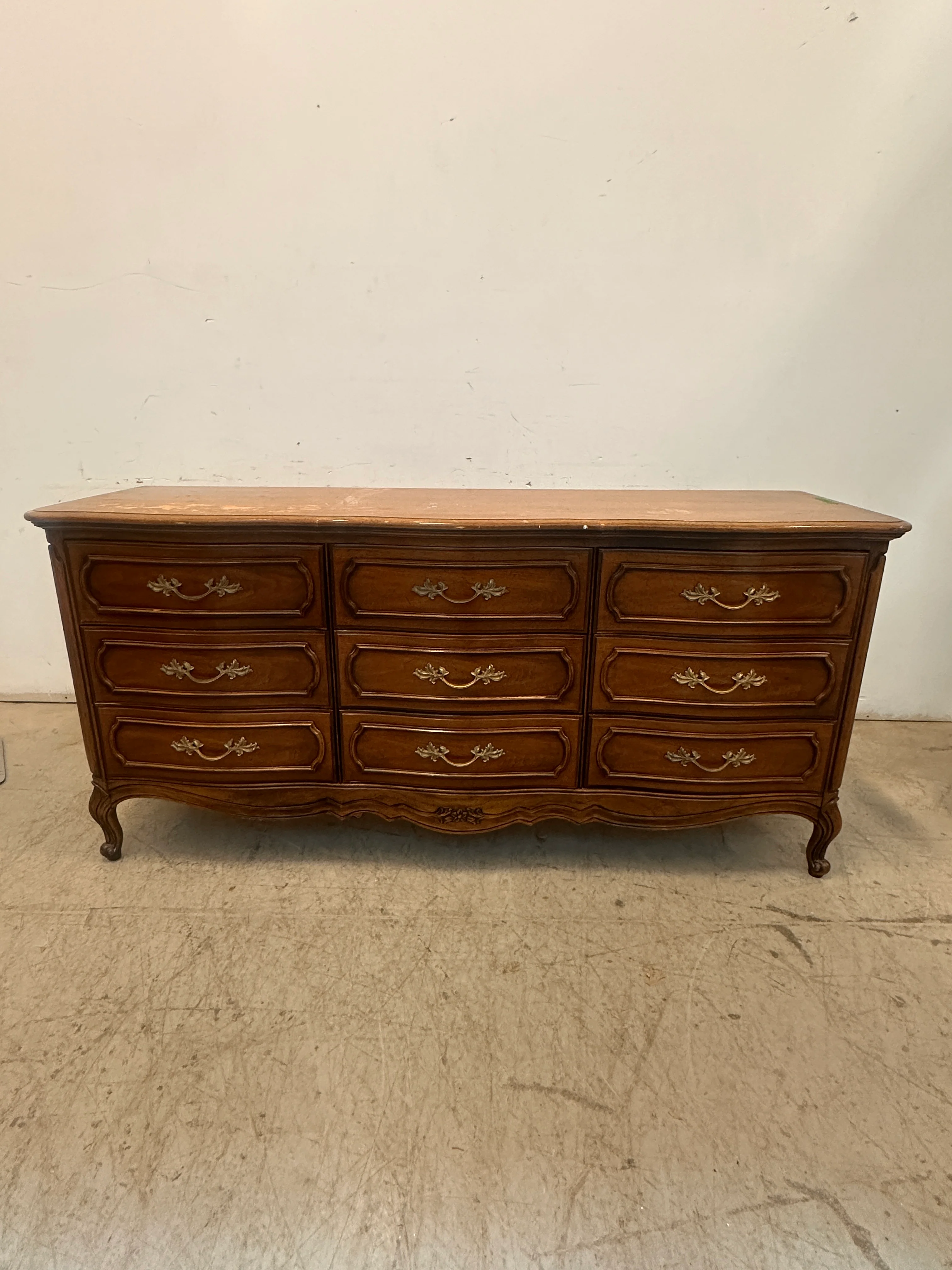 9 Drawer solid wooden dresser