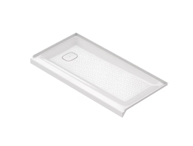 American Standard Aspirations 60 x 30-Inch Single Threshold Shower Base With Left-Hand Drain in White