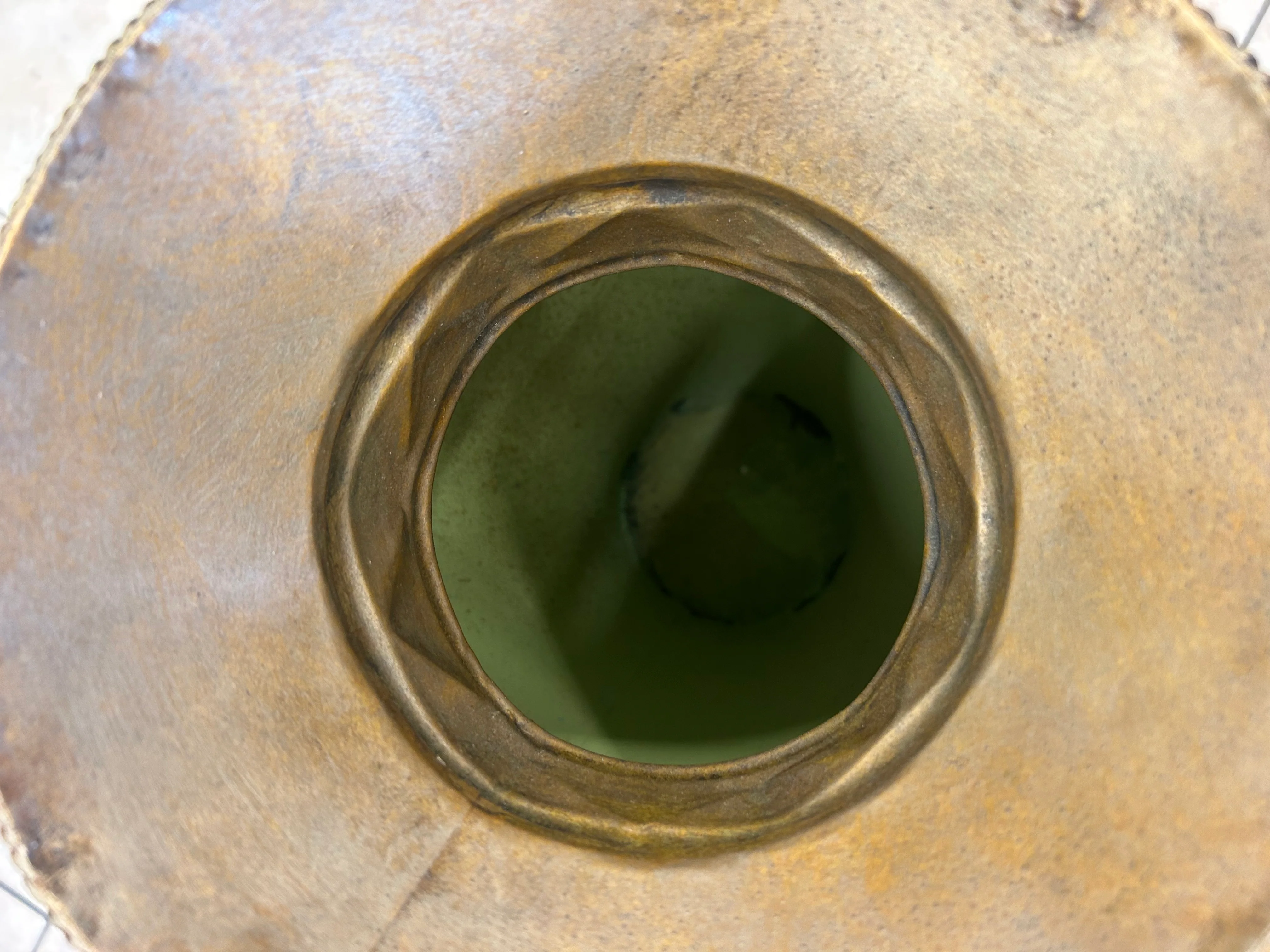 Amphora Metal Vase - Image 4