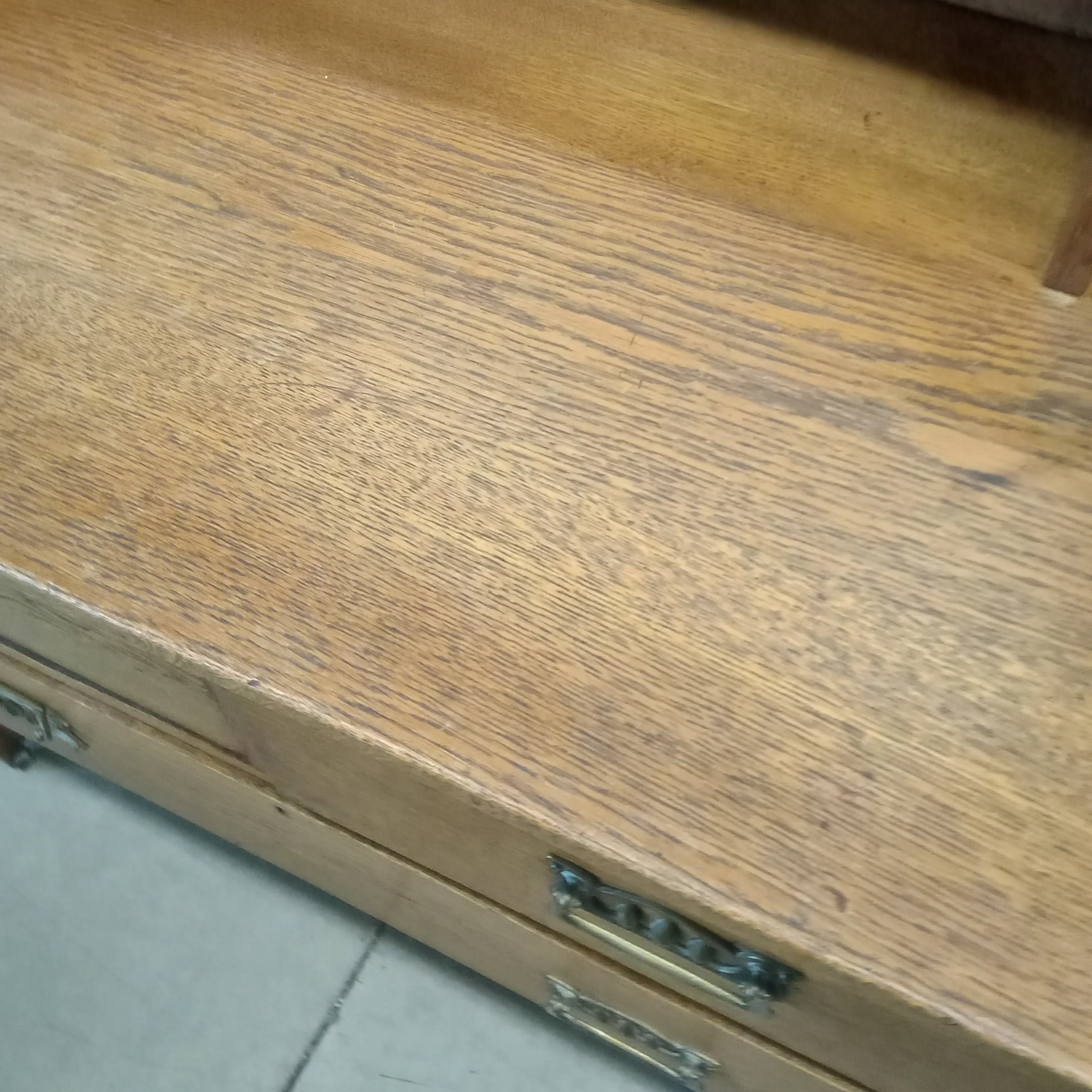 Antique Dresser W/Mirror/Vanity Dresser #PS18 - Image 4