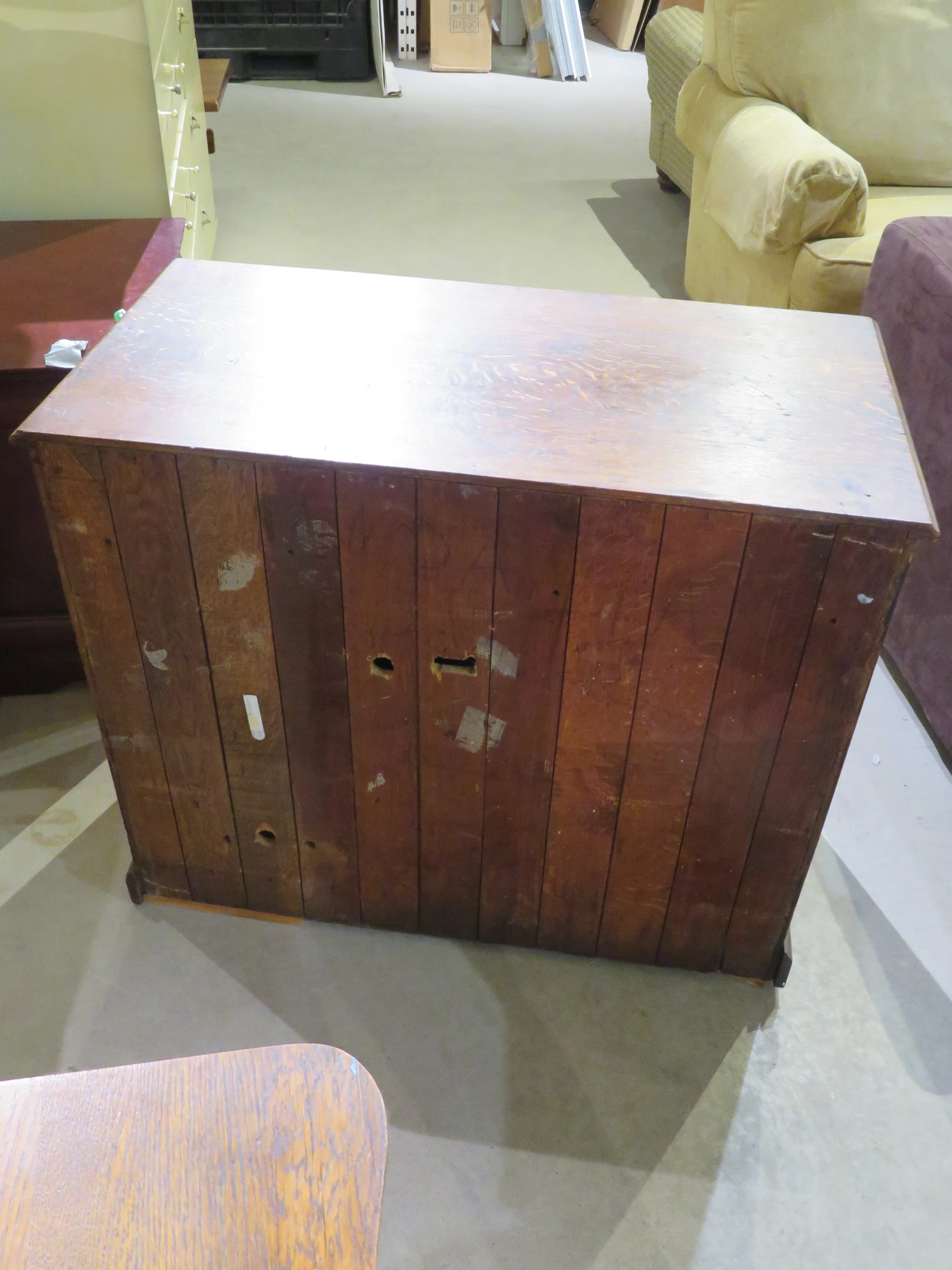 Antique Oak Cupboard - Image 5