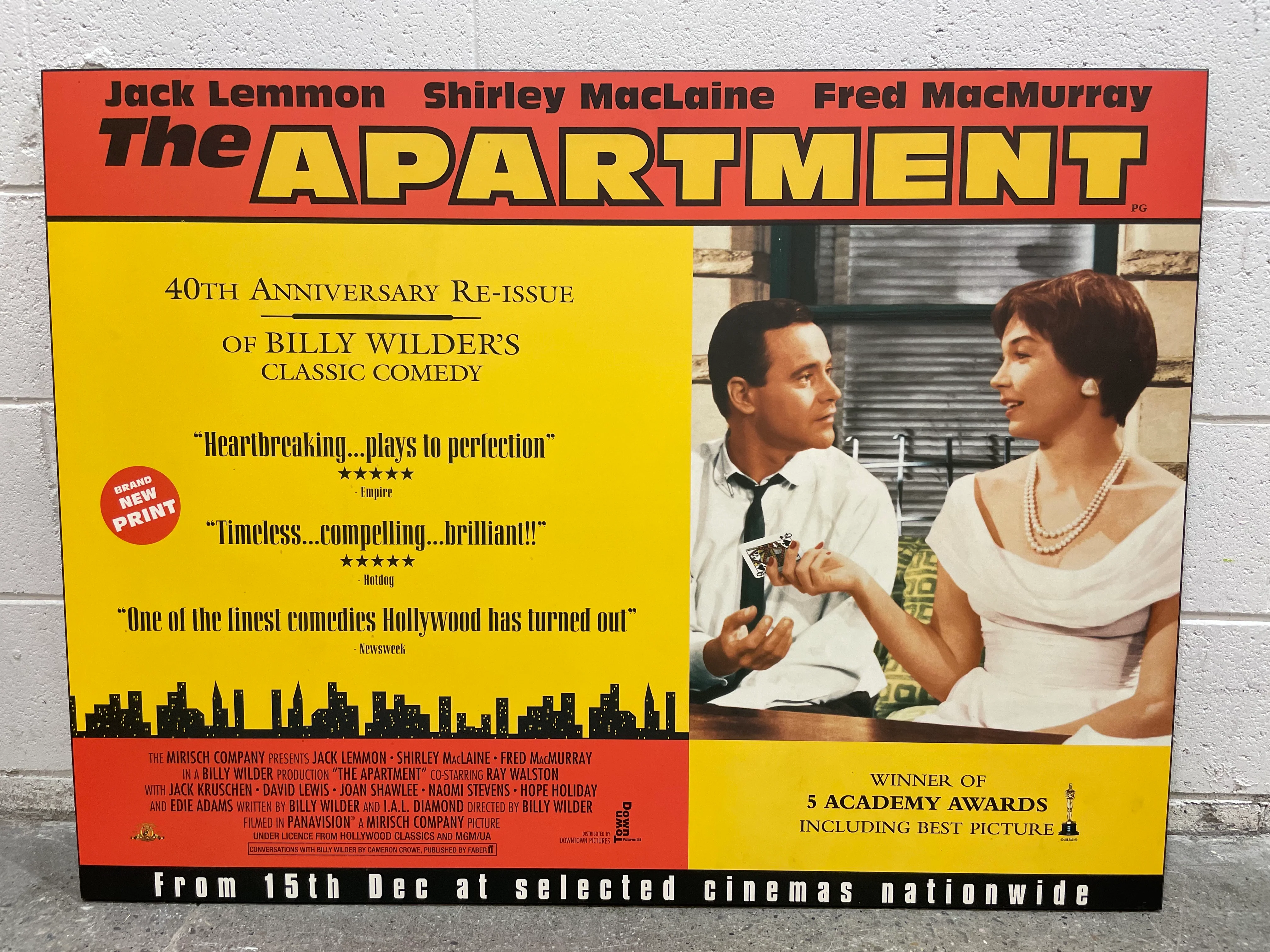 Artwork - Hollywood Memorabilia for The Apartment