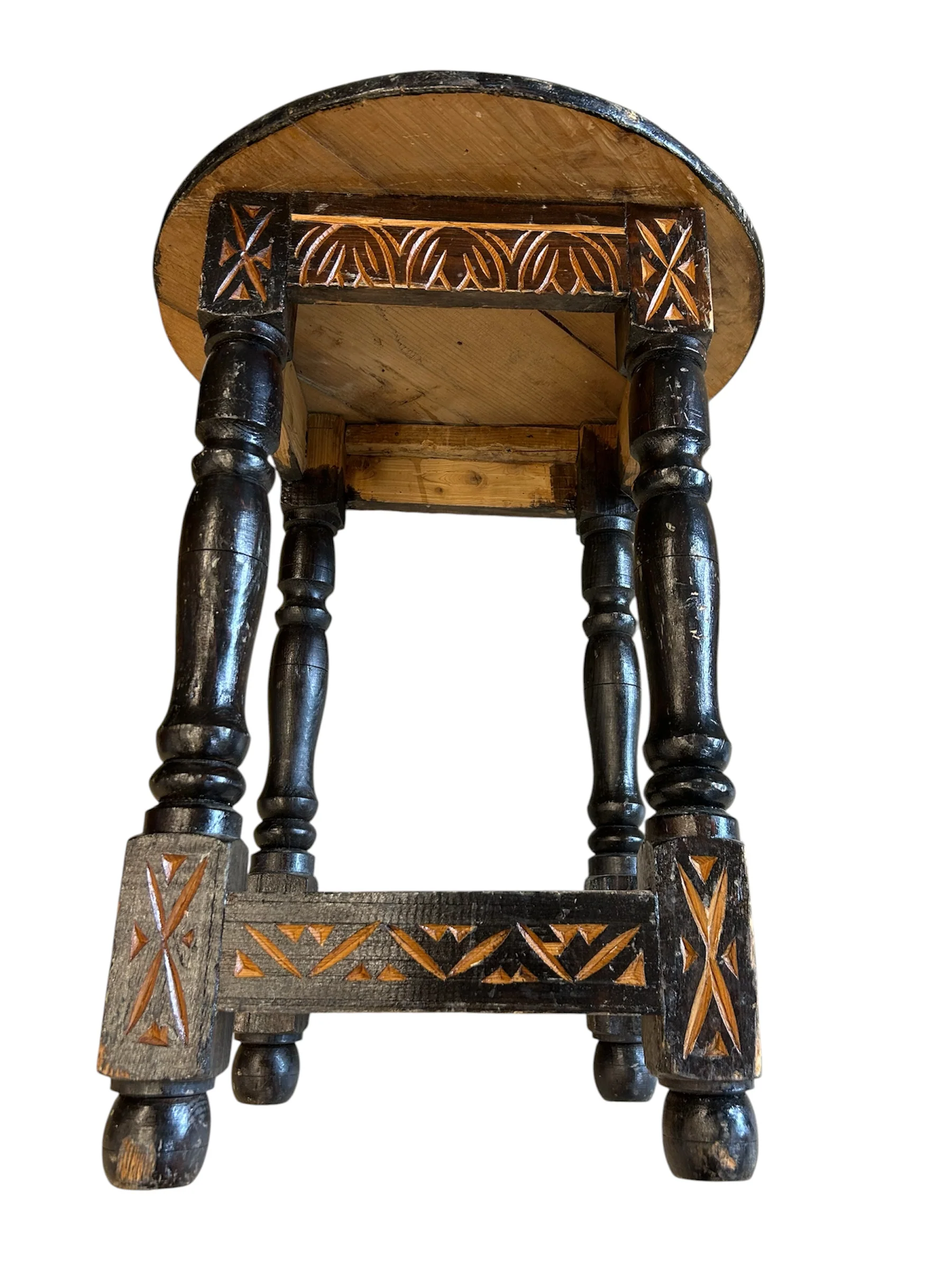 Aztec Wood Sidetable - Image 3