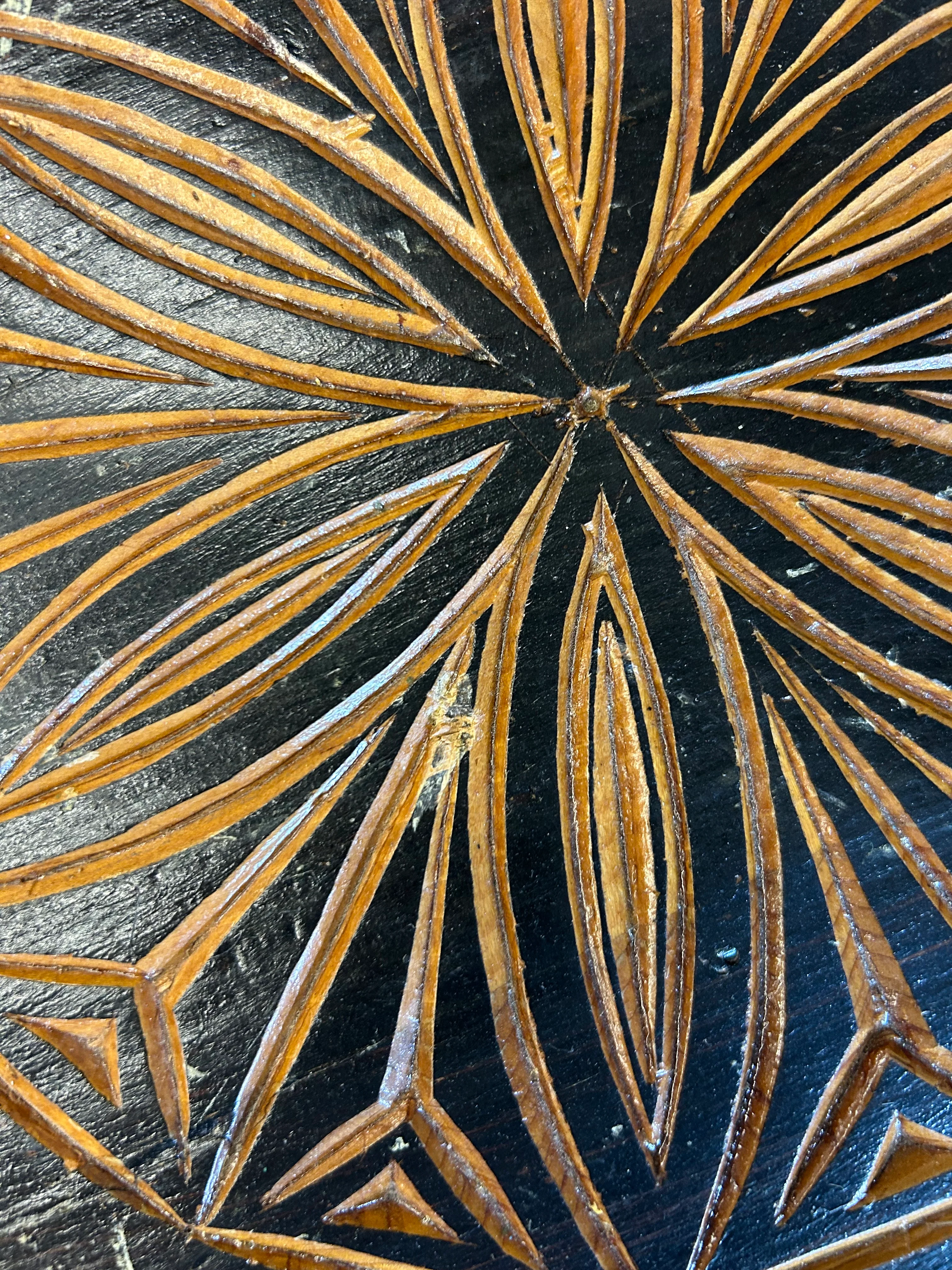 Aztec Wood Sidetable - Image 5