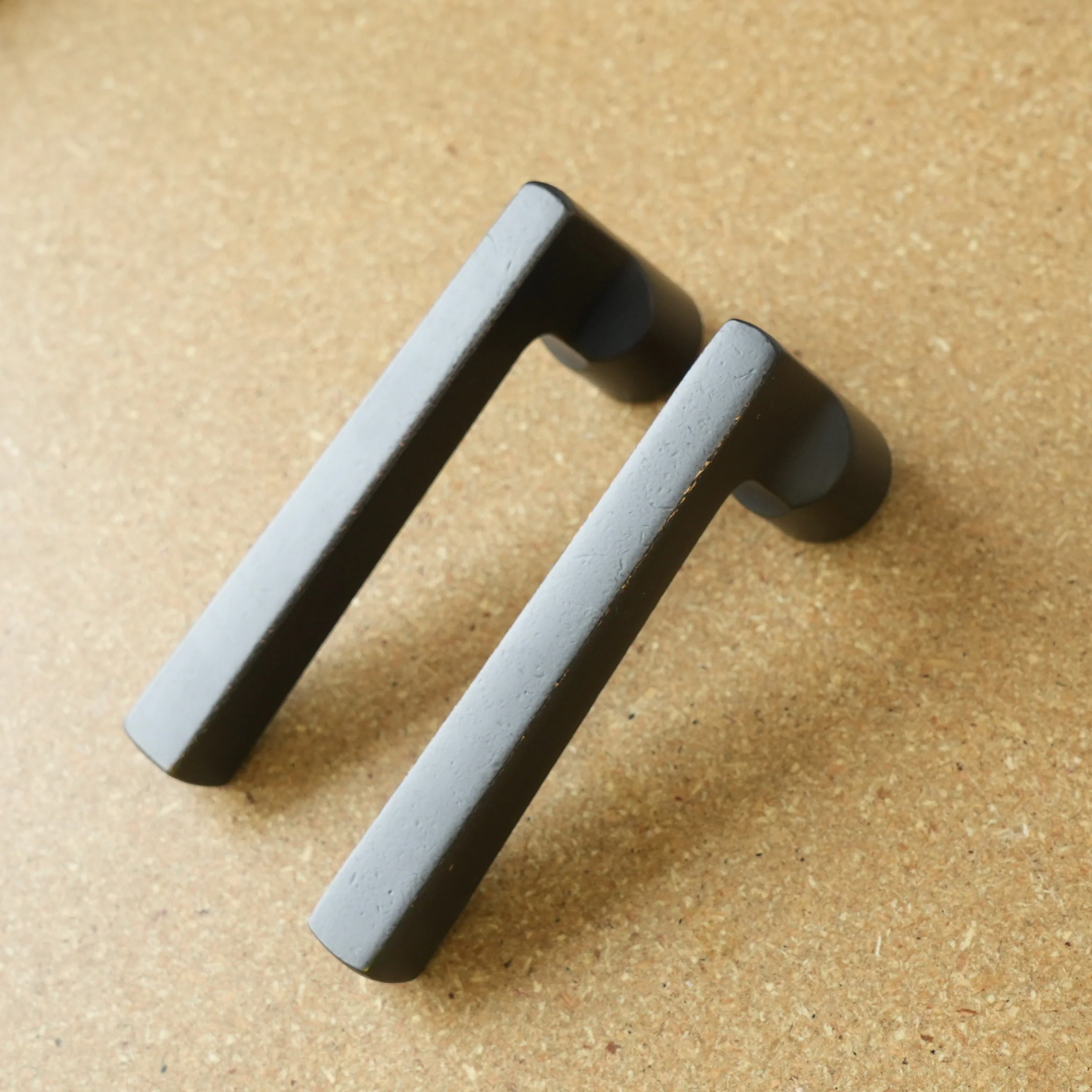 Baldwin Reserve Dark Bronze Taper Lever & Rustic Square Rose- Passage - Image 7