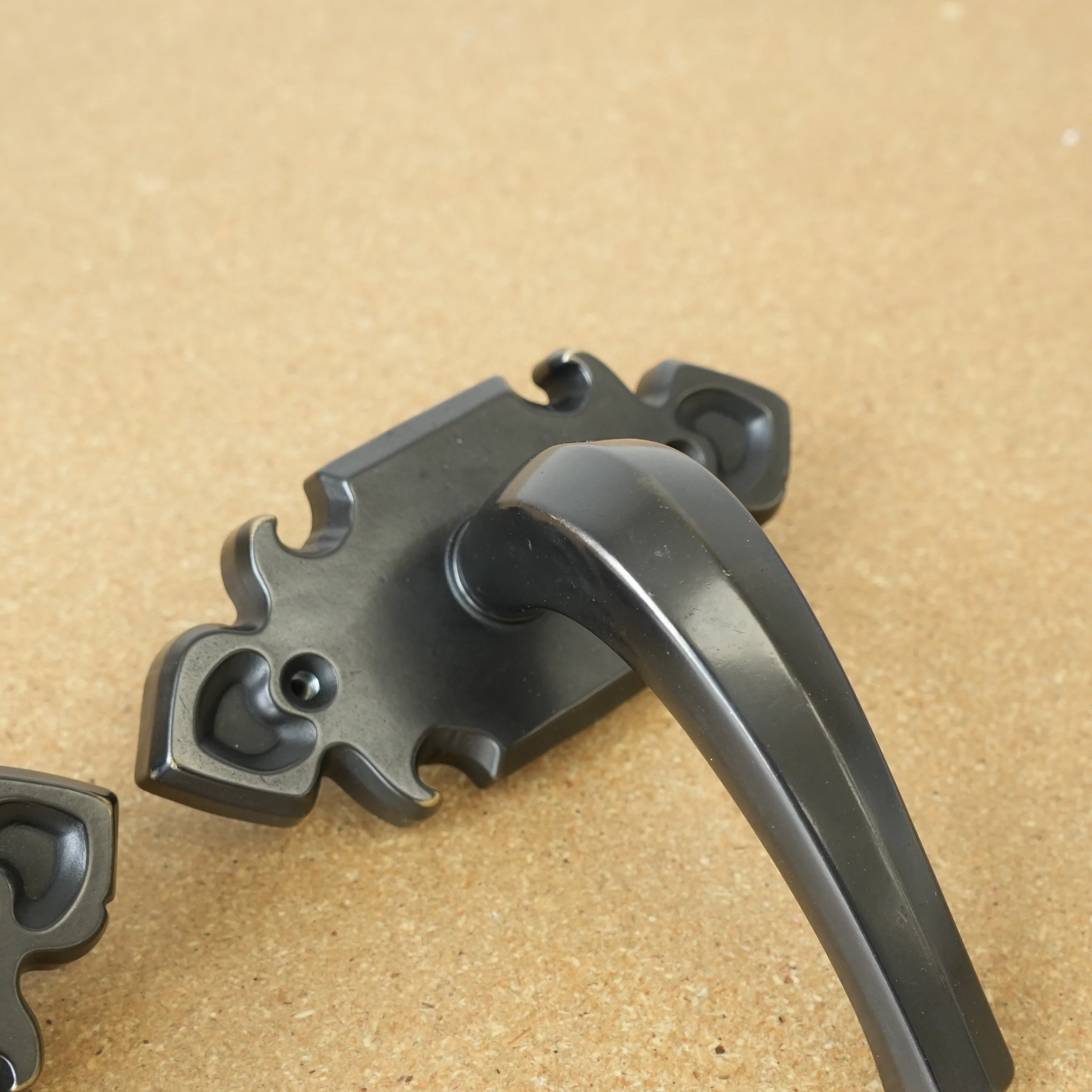 Baldwin Archetype Villa Passage Door Lever Set in Oil-Rubbed Bronze - Image 3