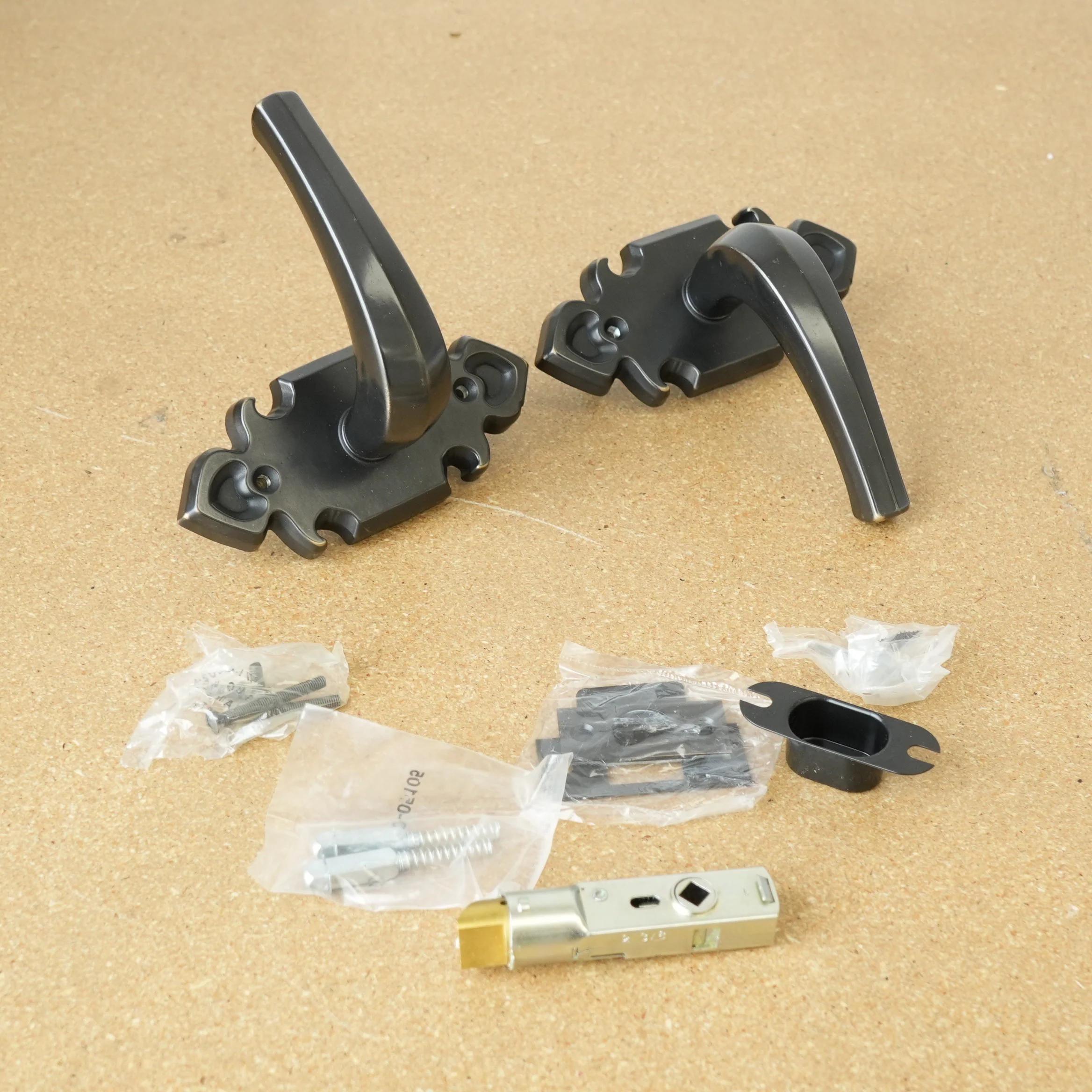 Baldwin Archetype Villa Passage Door Lever Set in Oil-Rubbed Bronze - Image 4