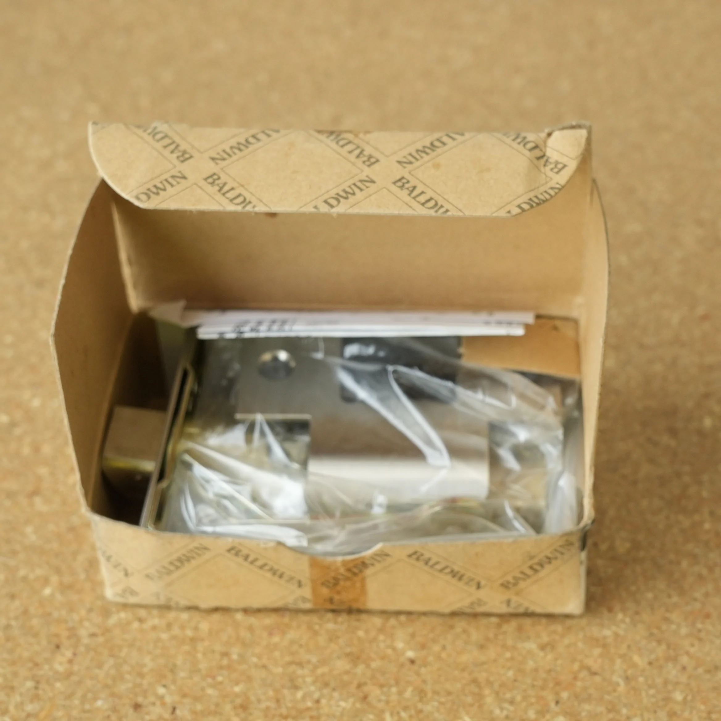 Baldwin Knob Privacy Latch & Strike Satin Nickel - Image 4
