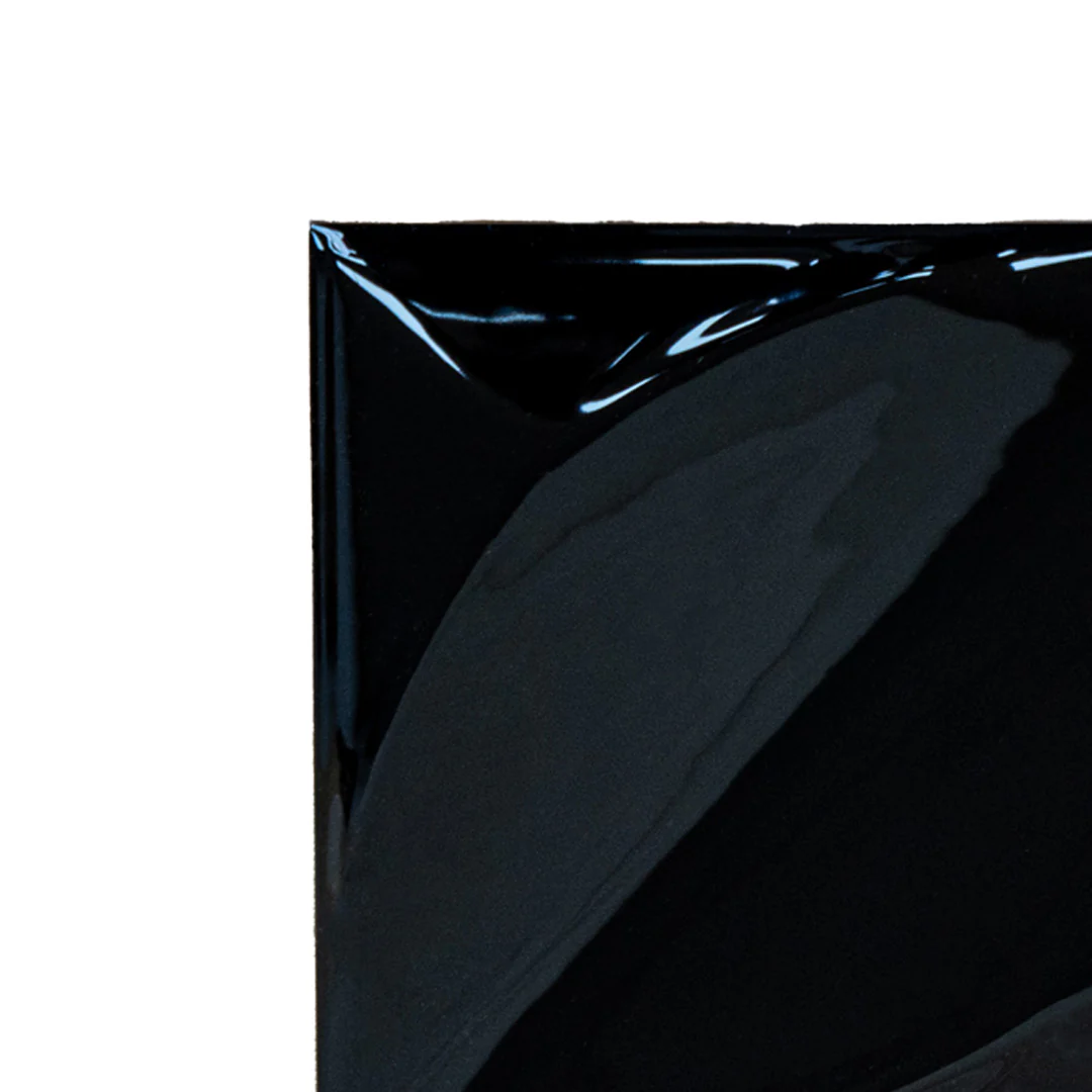 Black Brillo Ceramic Tiles - 15 x 15cm - Image 2