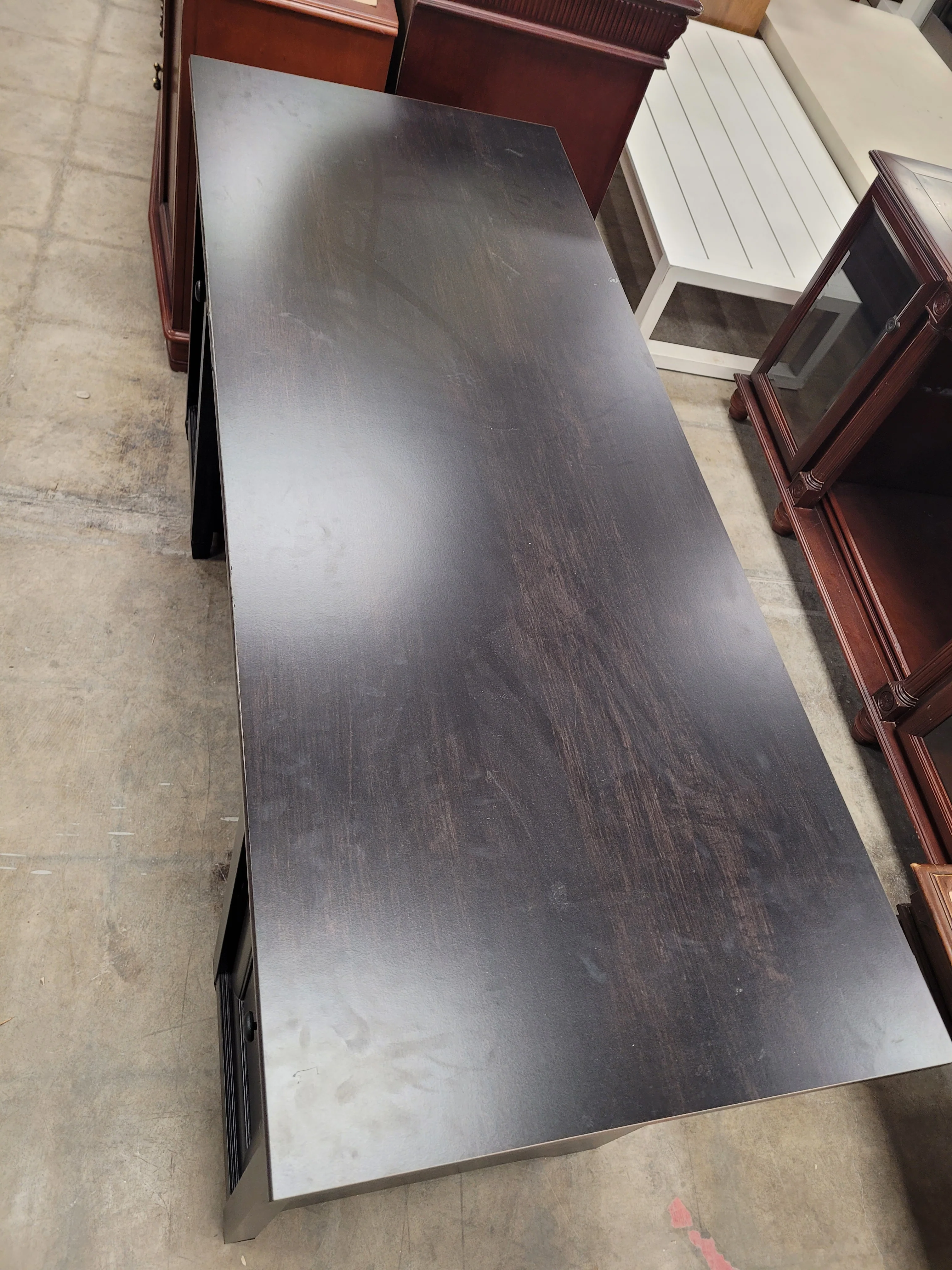 Dark Espresso Executive Desk - Image 3
