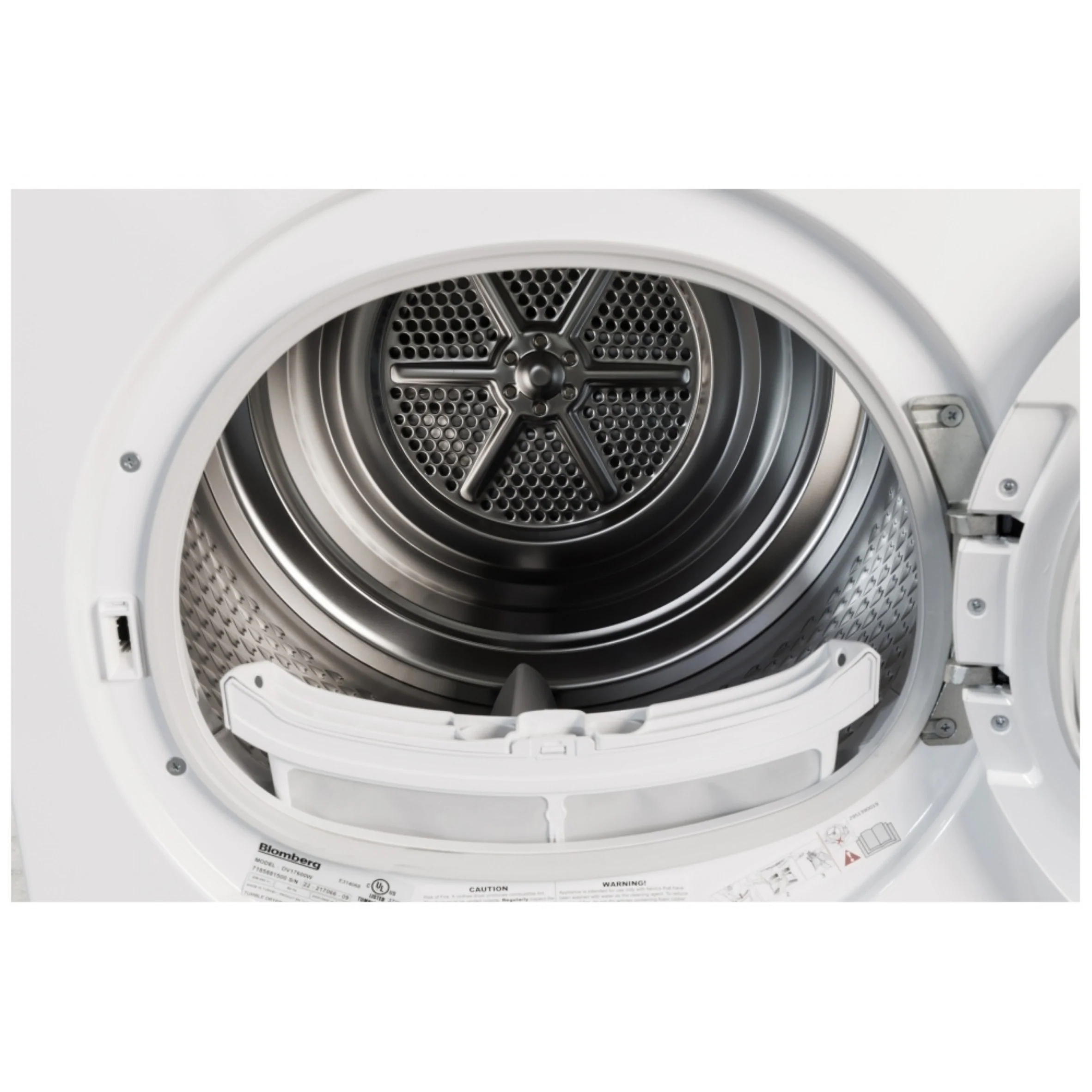 USED ! Blomberg 24-Inch Compact 3.7 cu. ft. Electric Air Vented Dryer, DV17600W - Image 5