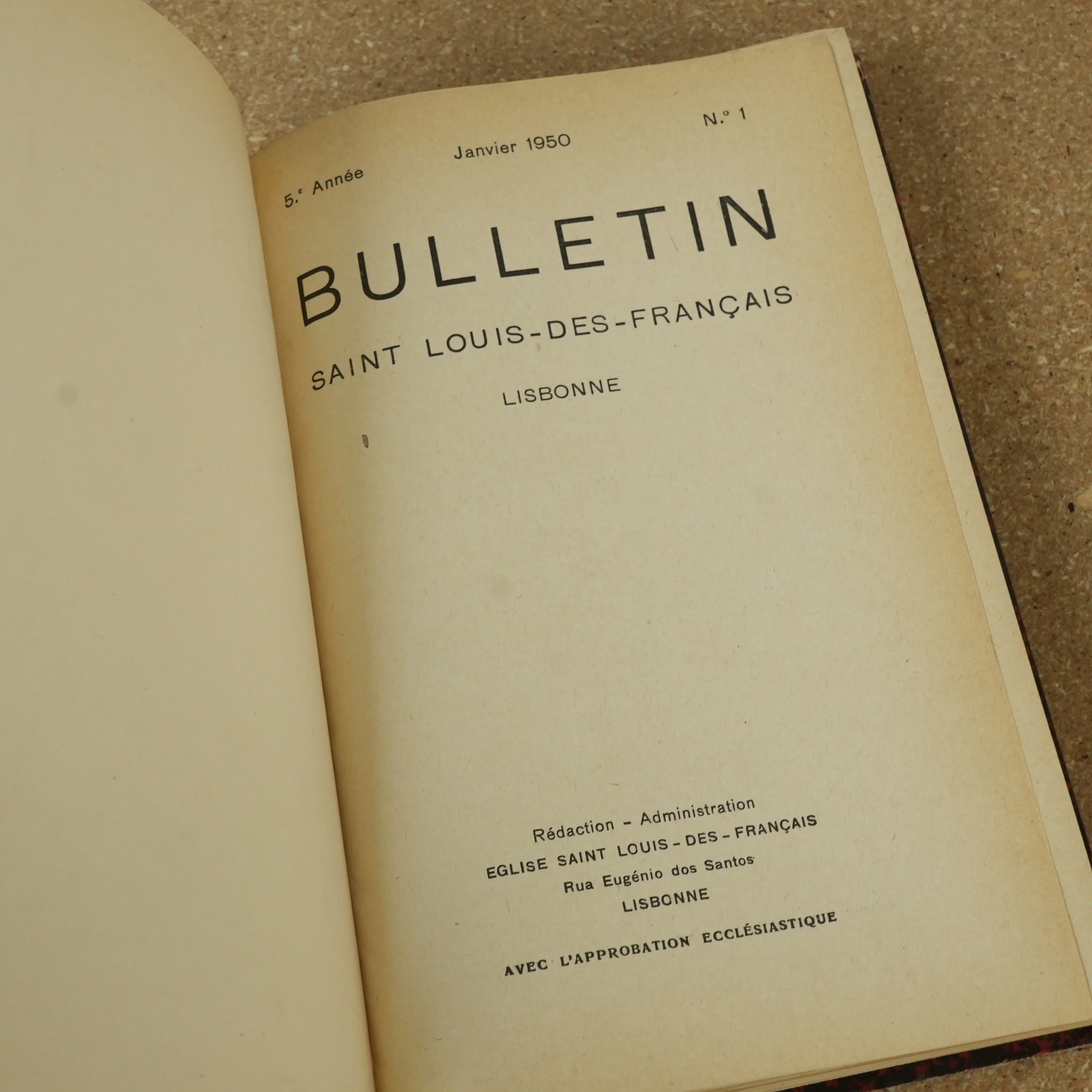 Bulletin Saint Louis Des Francais - Jan 1950 No 1 - Image 5