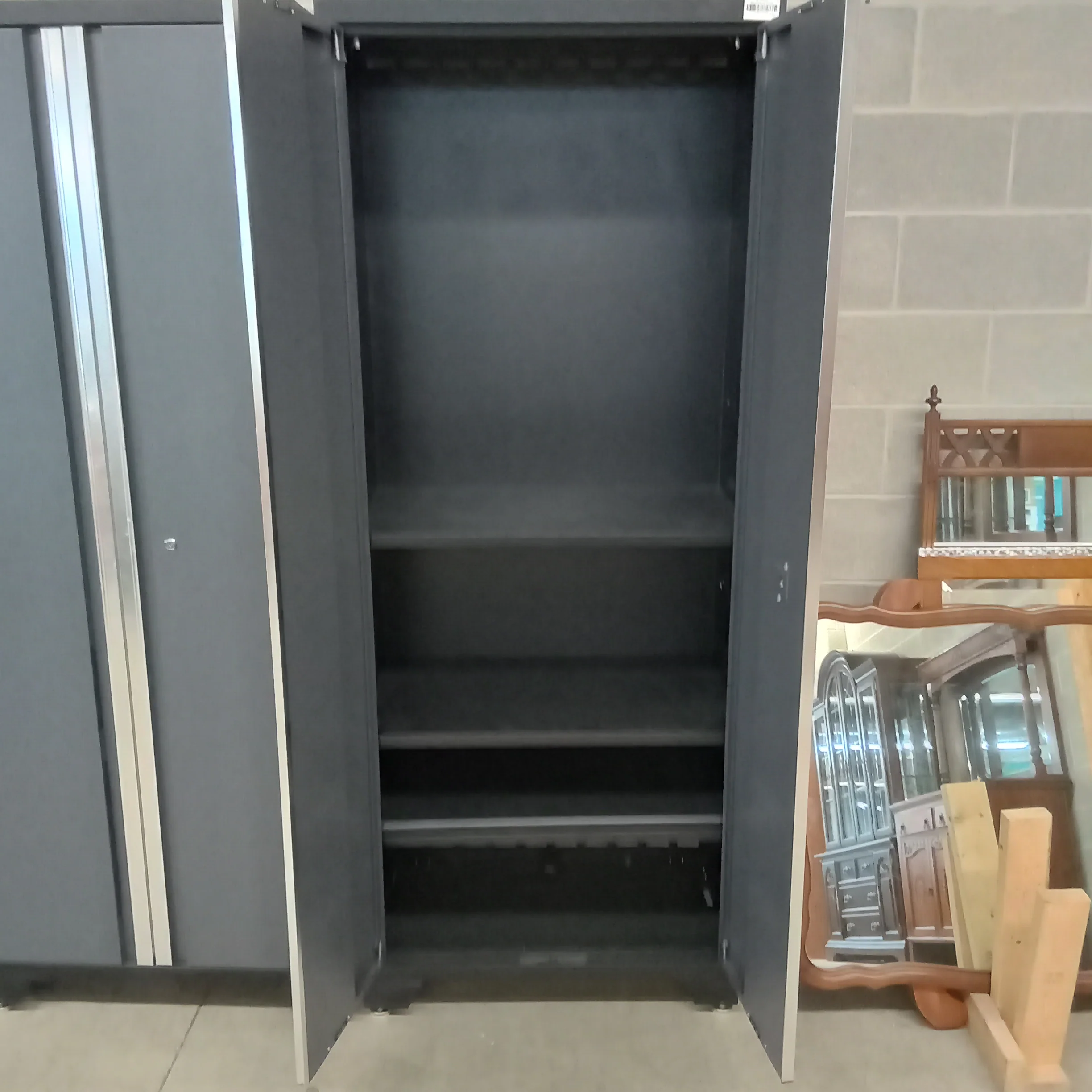 Set of Four Metal Cabinets - Image 2