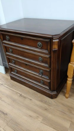 Wood File Cabinet - Image 2