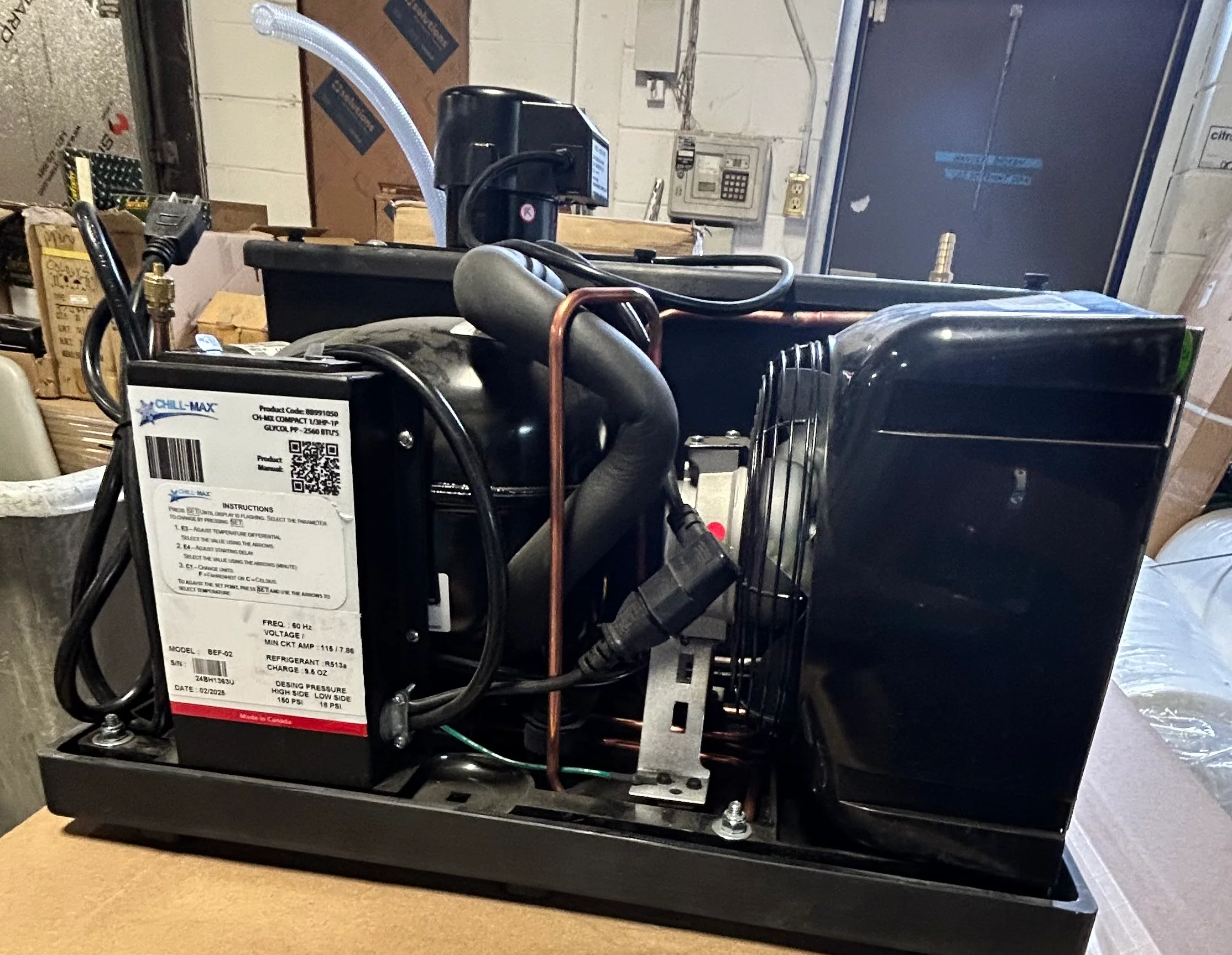 Compact Glycol Chiller – 1/3HP, 2500 BTU, 115V - Image 3