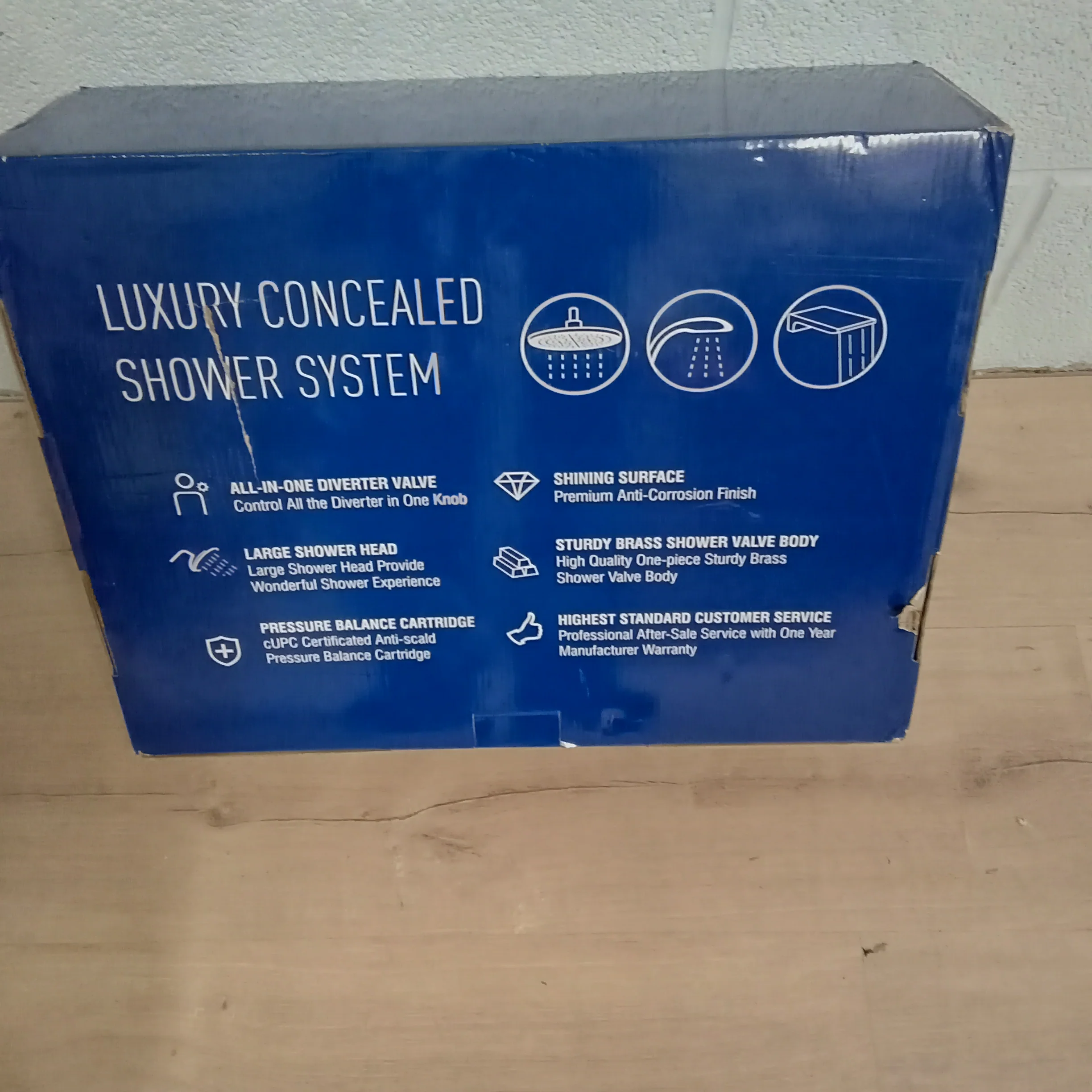 Concealed Shower System in Black - Image 4