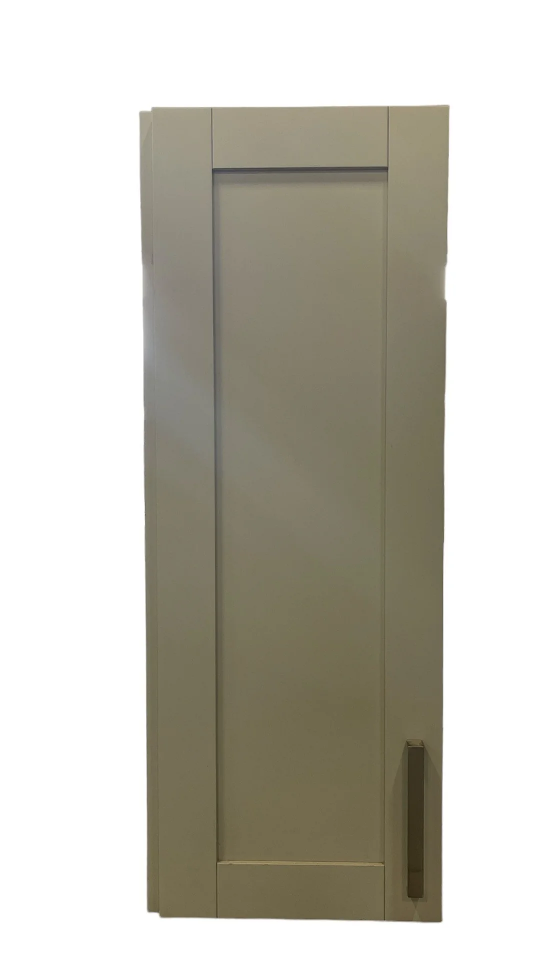 Hampton Bay Edson Upper 15" Cabinet Grey - Left - no side - Image 2