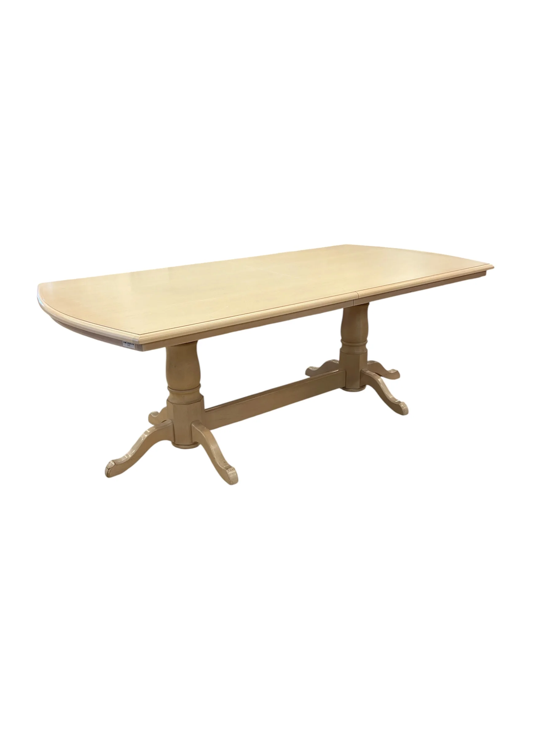 Cream Tone Wood Dining Table with 6 Chairs - Image 6