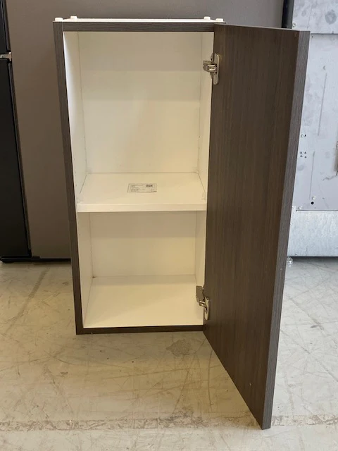 Dark Brown 14 Inch Wide Upper Cabinet - Image 2